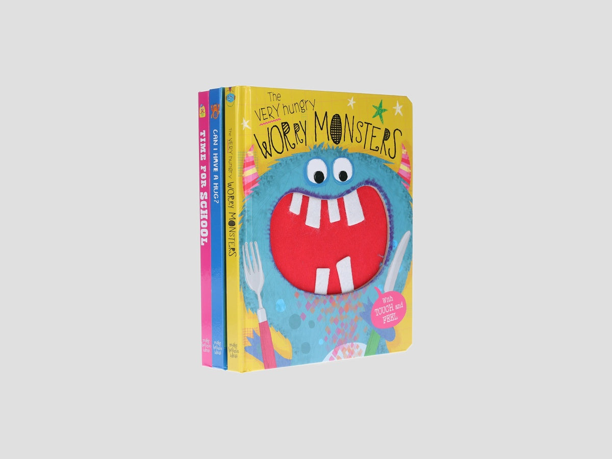 The Very Hungry Worry Monsters Touch and Feel Library Collection - Ages 3+