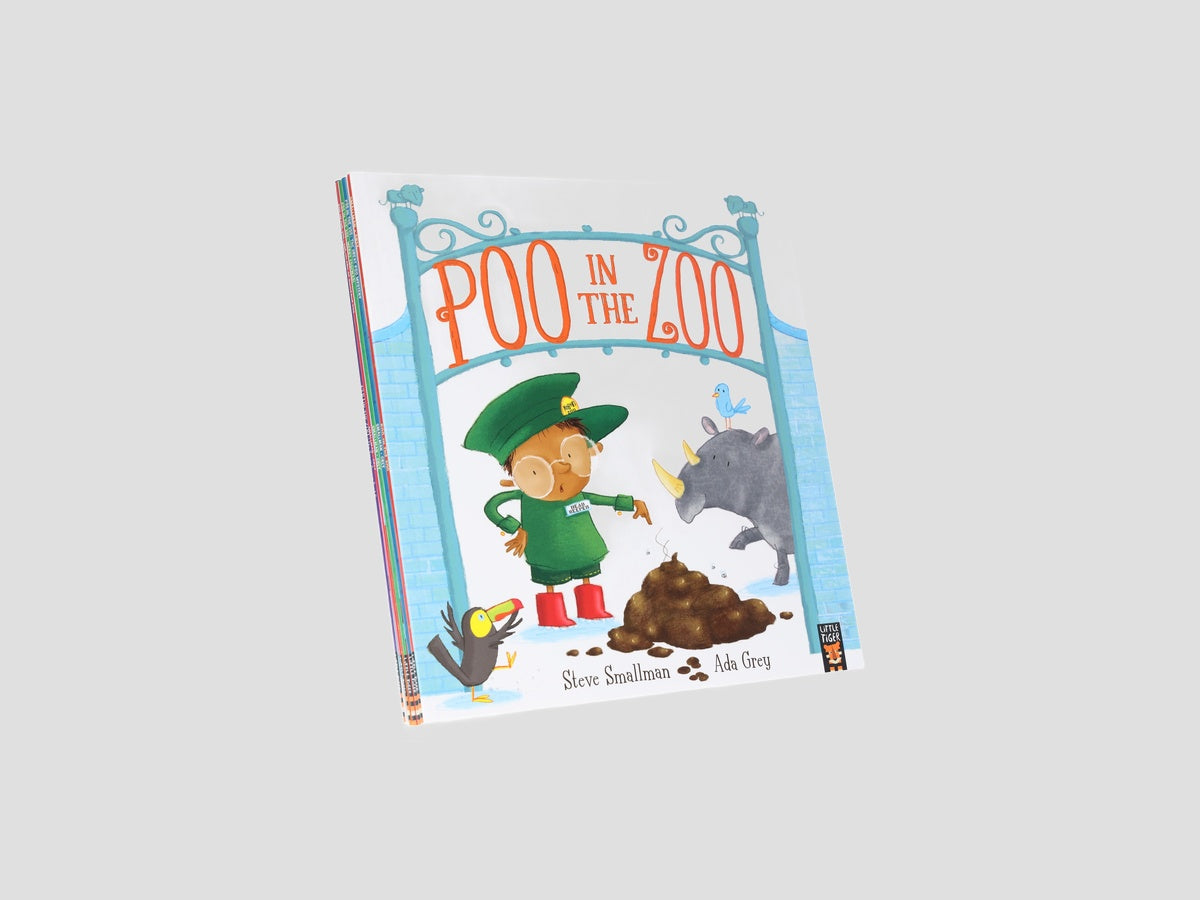 Poo In The Zoo Series 5 Books Picture Stories Collection - Ages 3-6