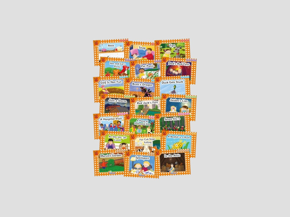 Jolly Phonics Orange Level Readers Complete Set Paperback / softback