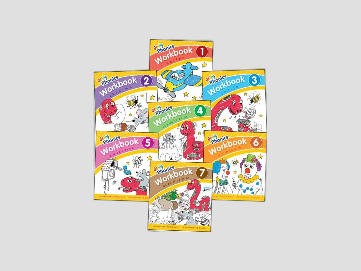 Jolly Phonics Workbooks 1-7 Paperback / softback
