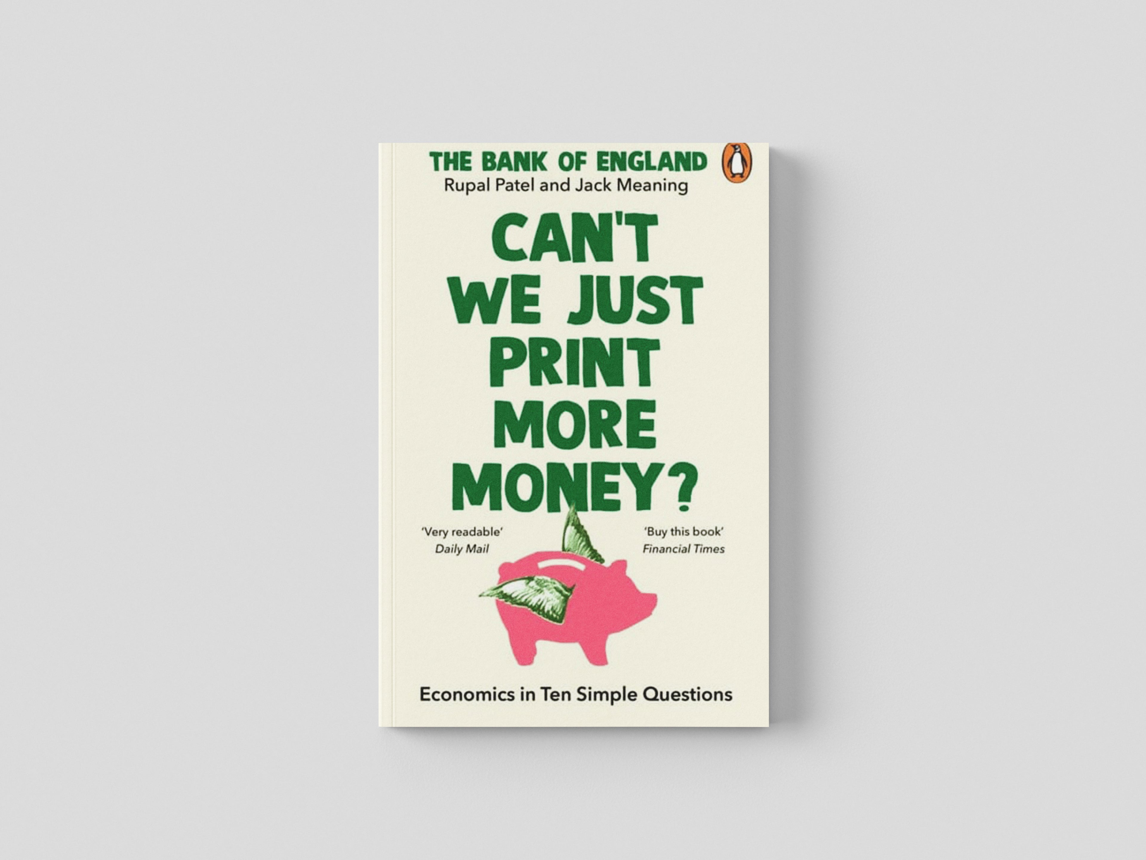Can’t We Just Print More Money? Paperback / softback