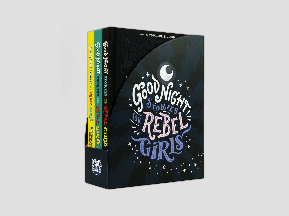 Good Night Stories for Rebel Girls 3-Book Gift Set Multiple-component retail product, slip-cased
