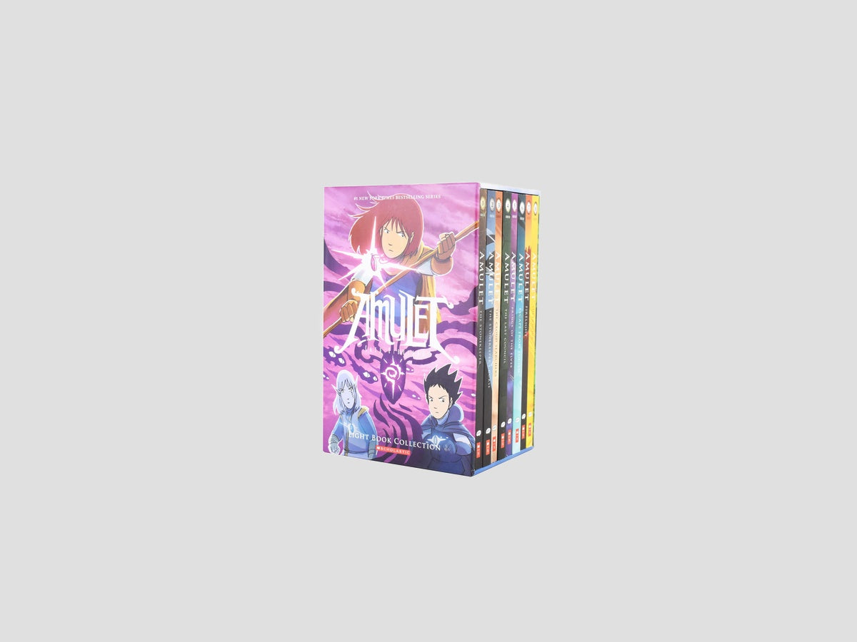 Amulet 8 Books Graphic Novel Box Set - Age 9-14