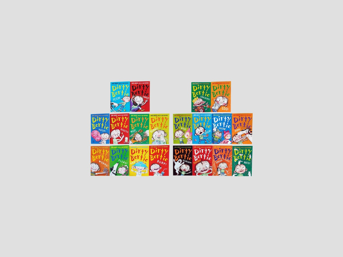 Dirty Bertie Series 1 & 2 Collection 20 Books Set (Book 1-20) - Age 5 years and up