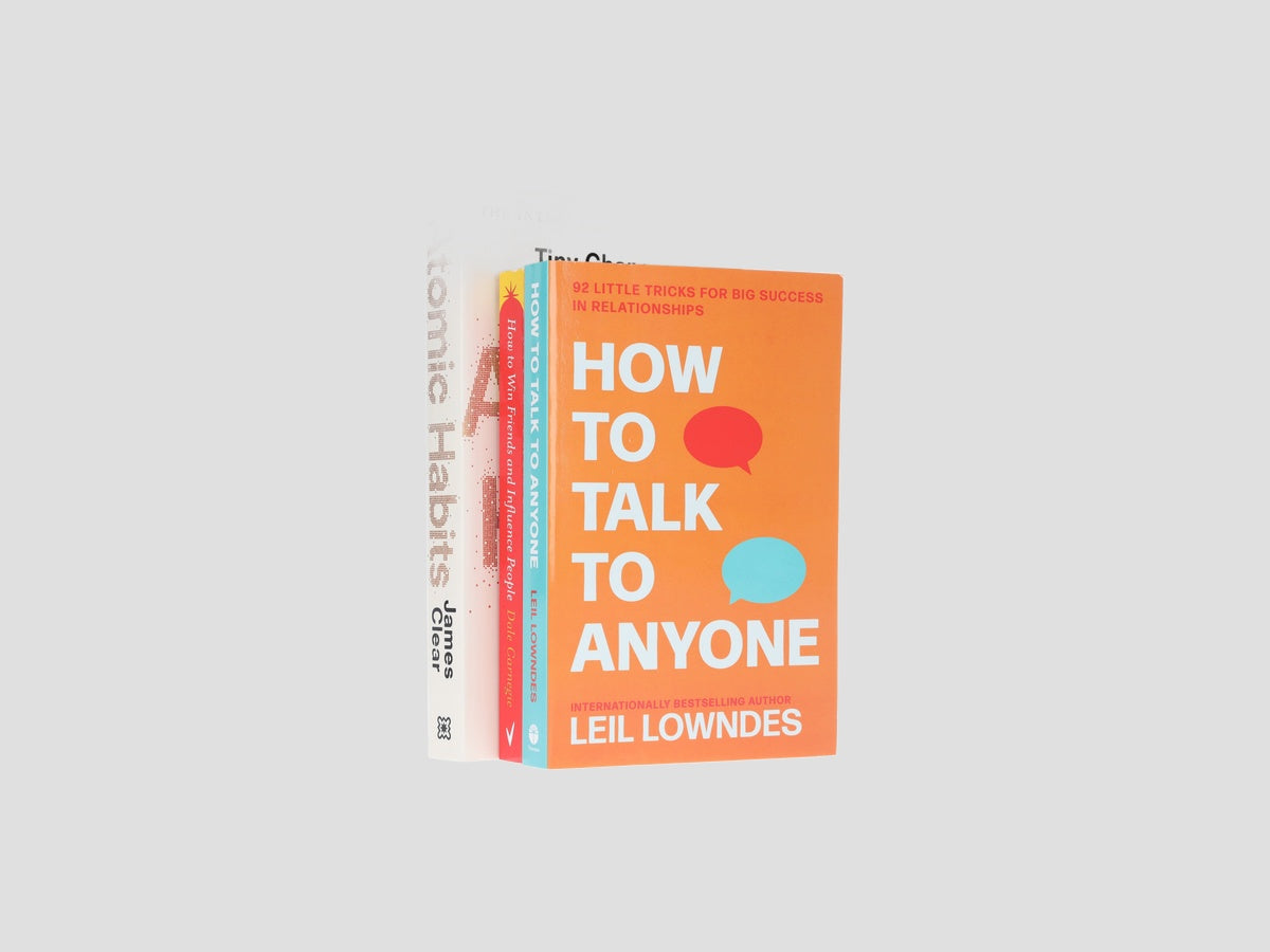 Atomic Habits, How To Talk To Anyone & How to Win Friends and Influence People Collection