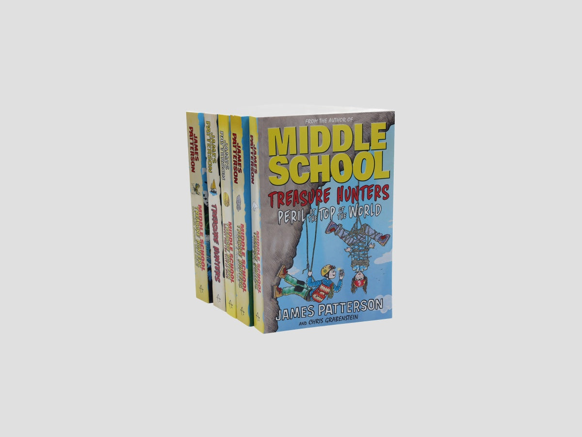 Middle School Treasure Hunters Series 5 Books Collection - Ages 9-11