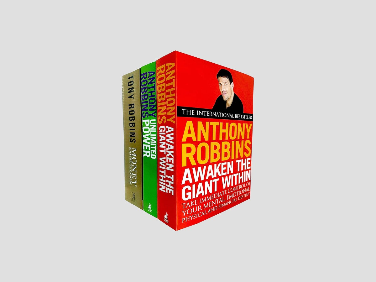 Tony Robbins Collection (Unlimited Power, Awaken The Giant Within & Money Master the Game) Collection