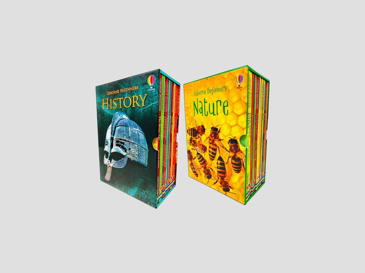 Usborne Beginners History & Nature 20 Books Collection