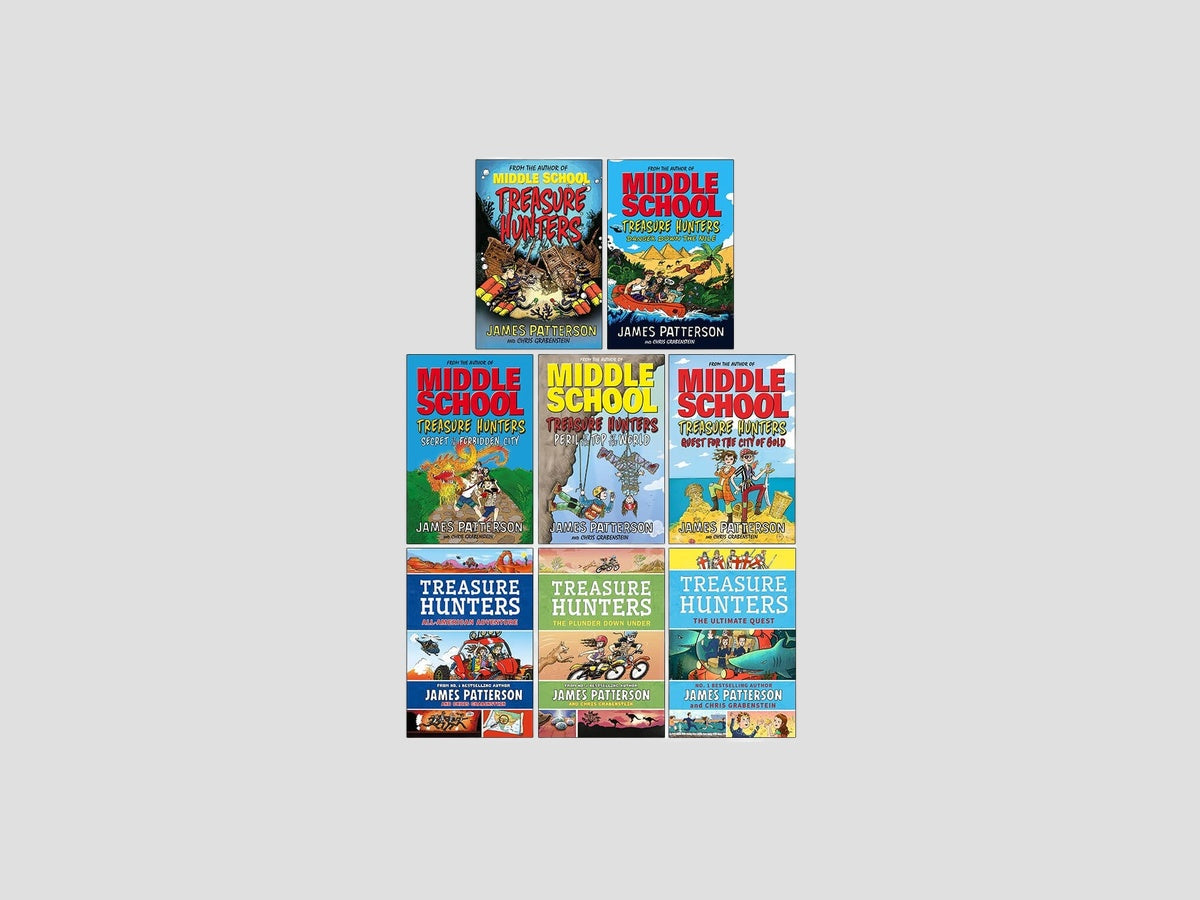 Middle School Treasure Hunters Series 8 Books Collection - Ages 9-11