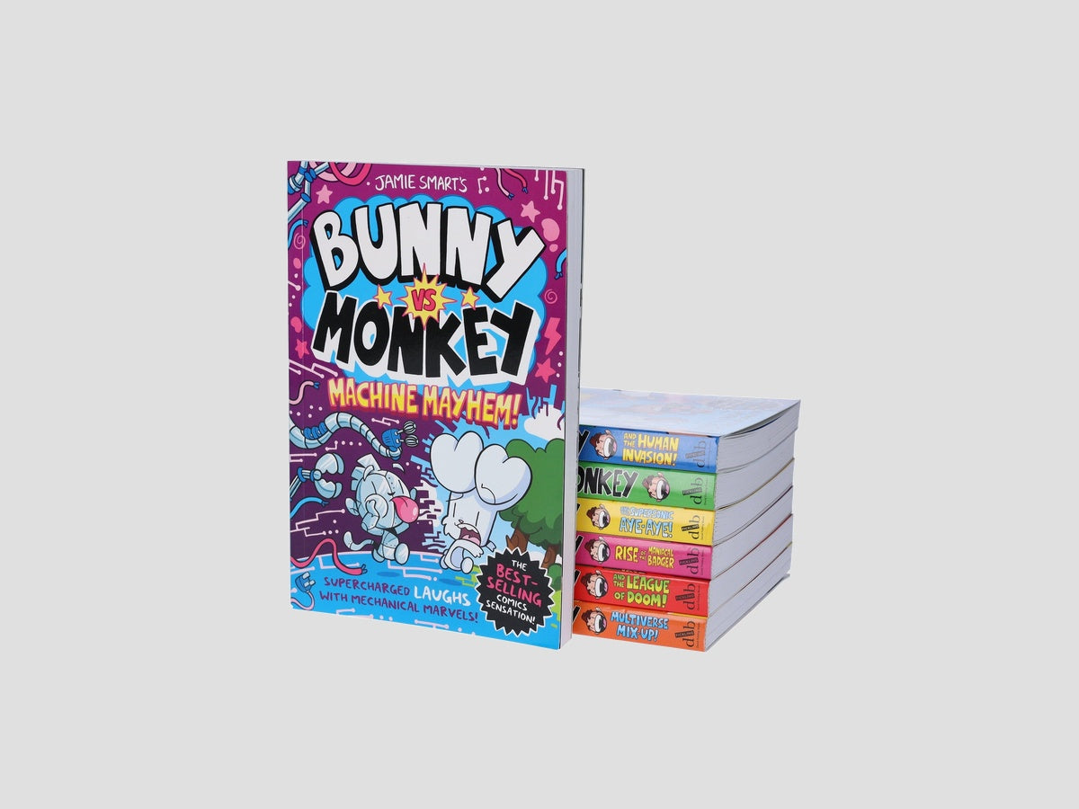 Bunny vs Monkey Series 7 Books Collection