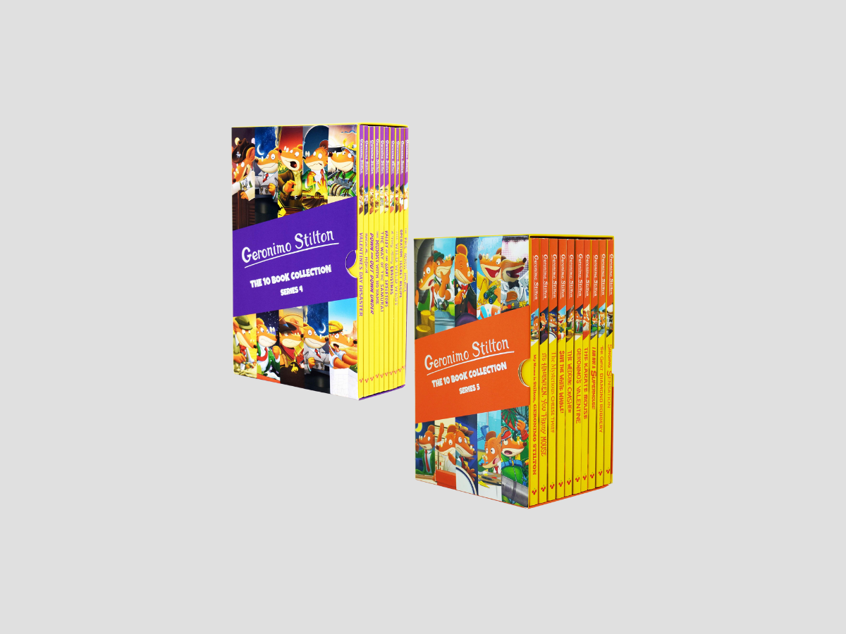 Geronimo Stilton Series 4 & 5 Collection 20 Books Box Set - Ages 5+