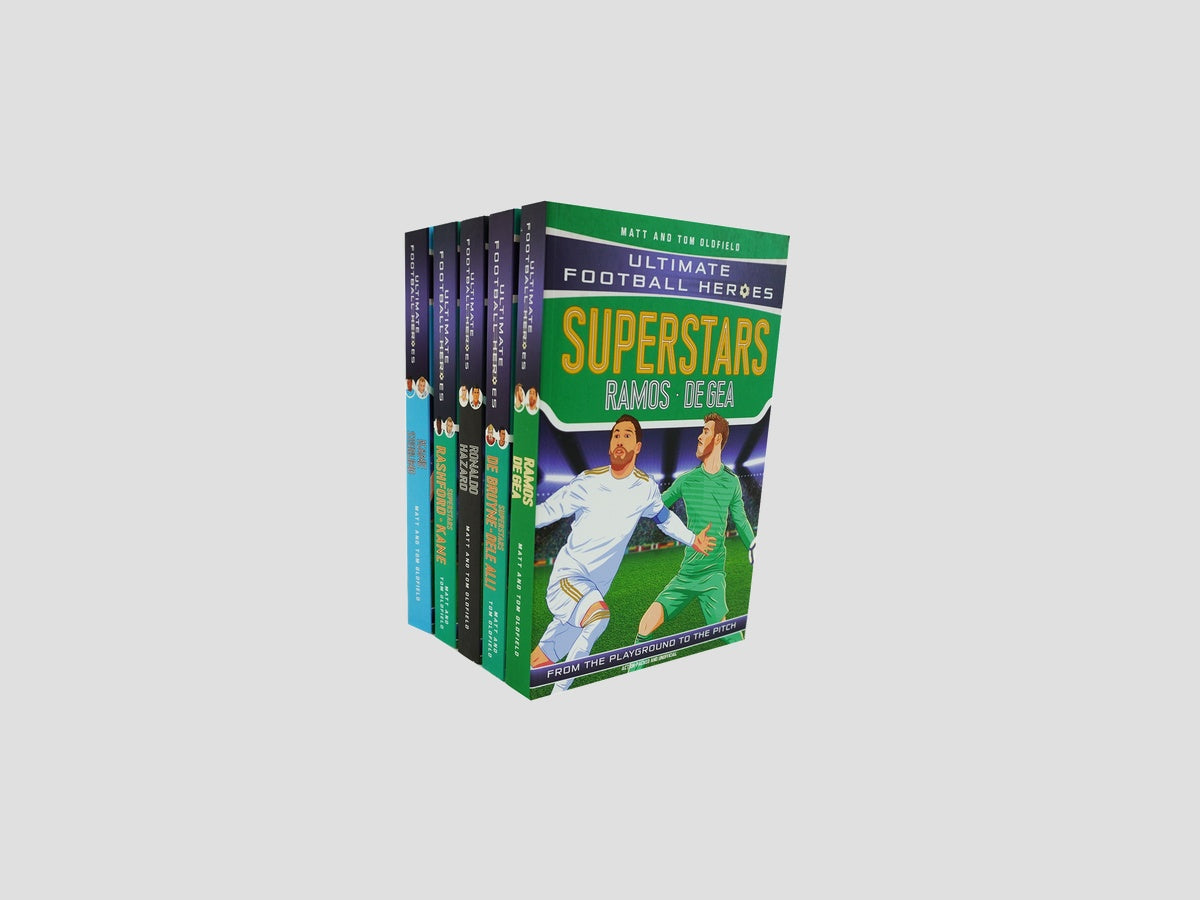 Ultimate Football Heroes Series 2 in 1 Collection 5 Books Set - Ages 8-12