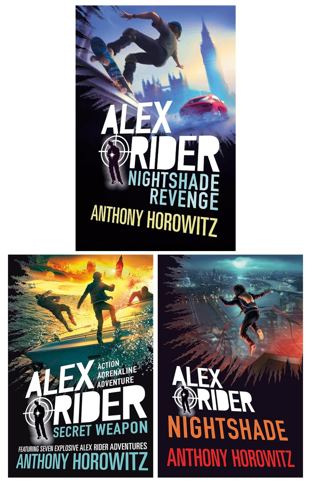Alex Rider by Anthony Horowitz: 3 Books Collection Set - Ages 9-12 - Paperback