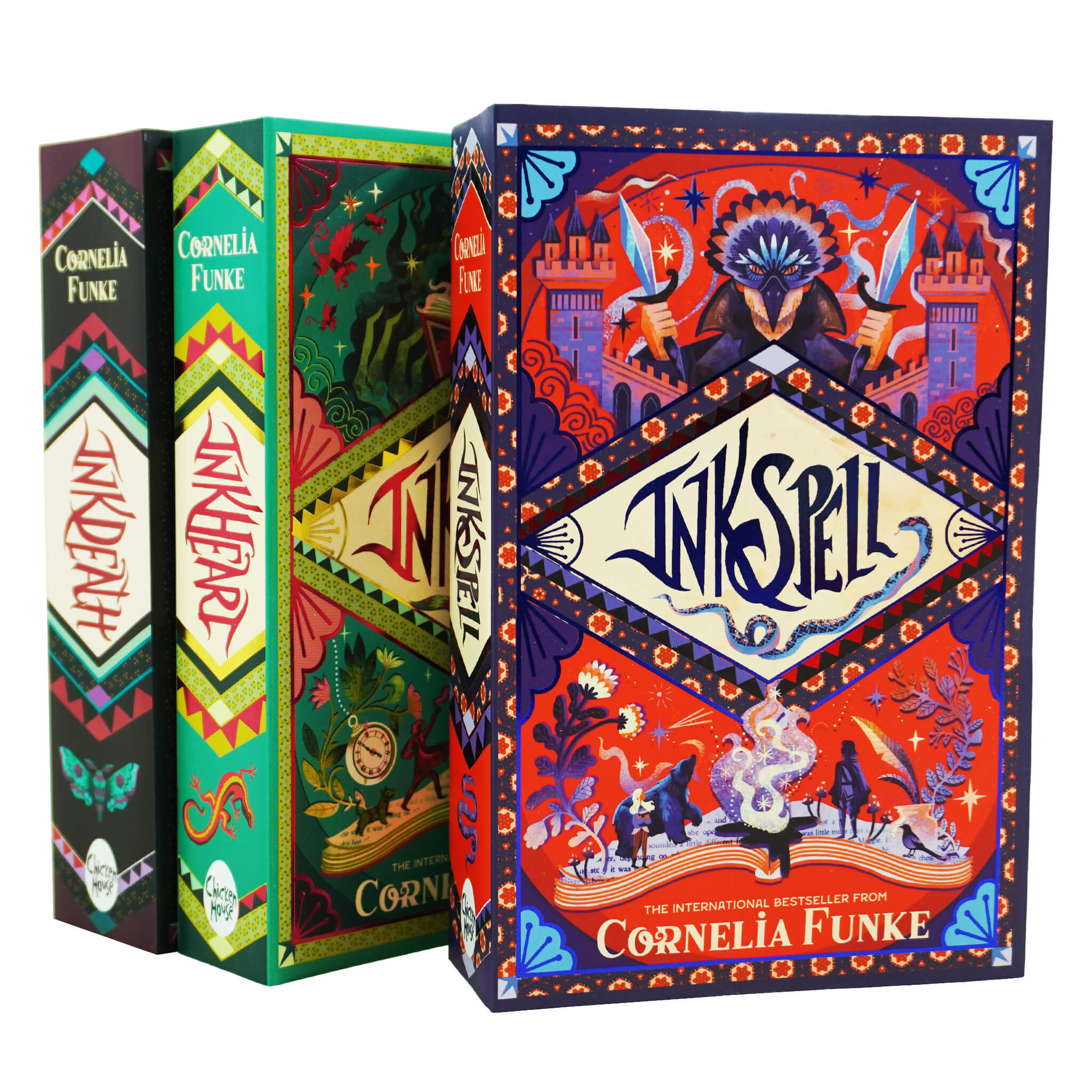 Inkheart Trilogy By Cornelia Funke Collection 3 Book Set - Ages 8-14 - Paperback