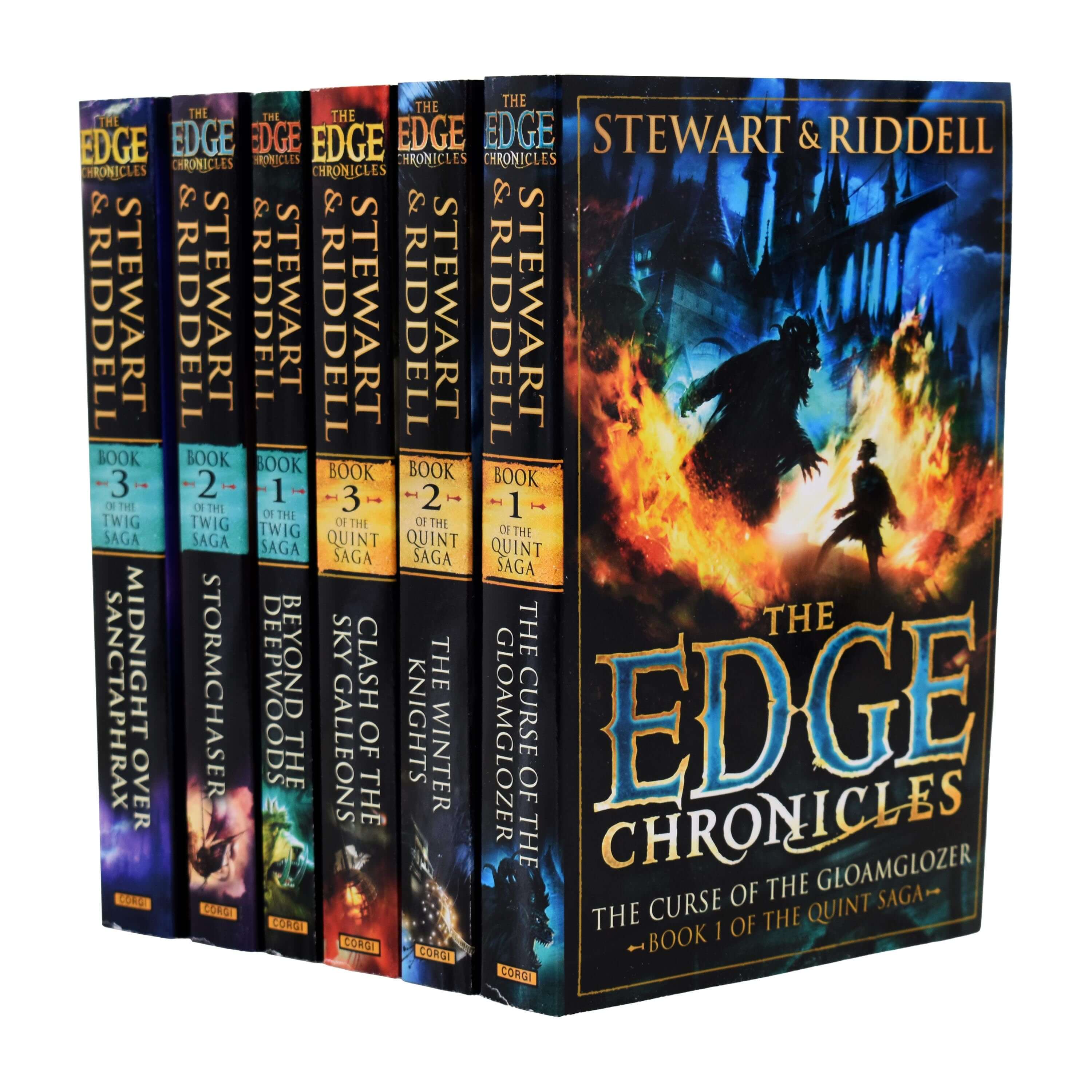 The Edge Chronicles 6 Books Set By Paul Stewart & Chris Riddell - Ages 9-14 - Paperback
