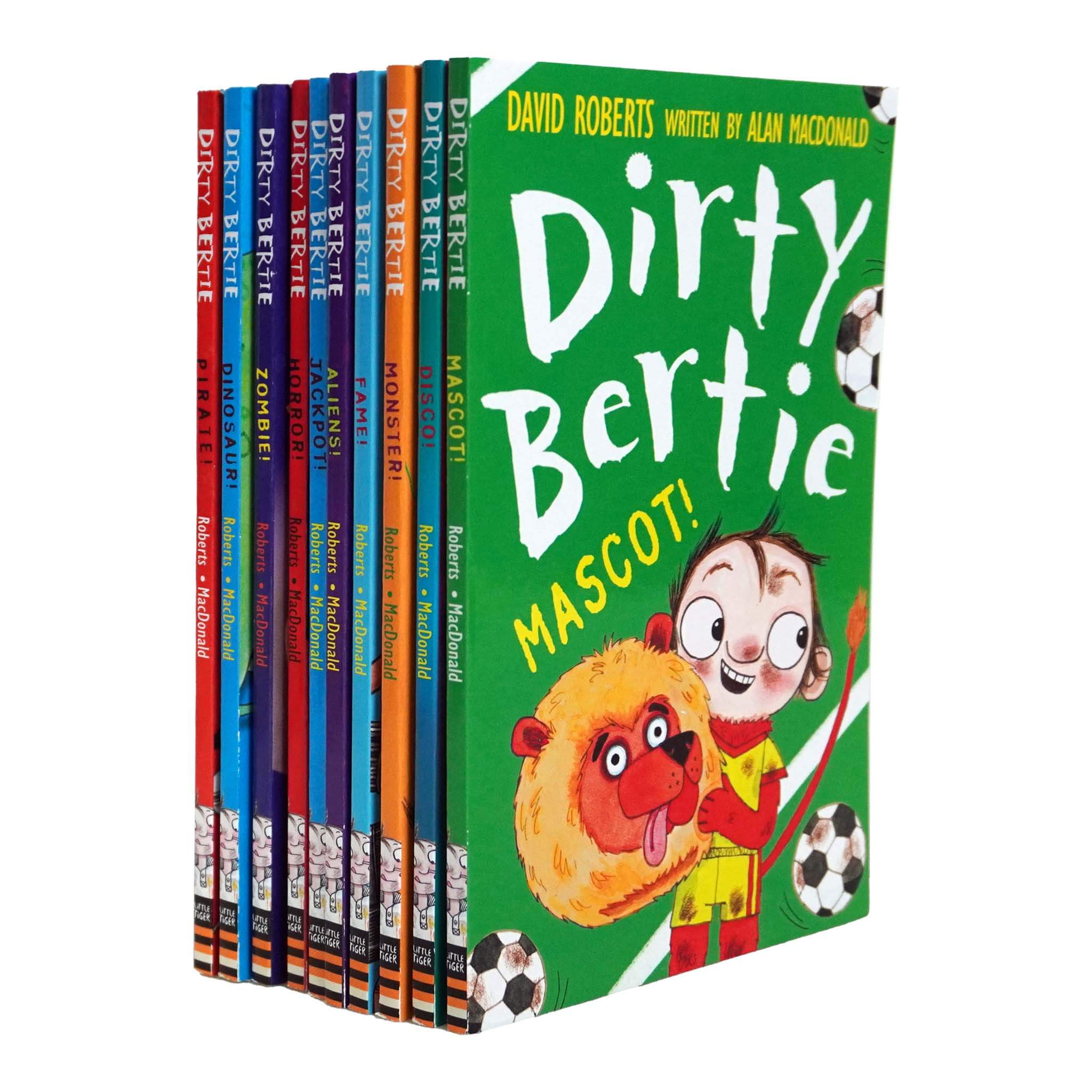Dirty Bertie Series 3 Collection 10 Books Set (Book 21-30) by Alan MacDonald - Age 5 years and up - Paperback