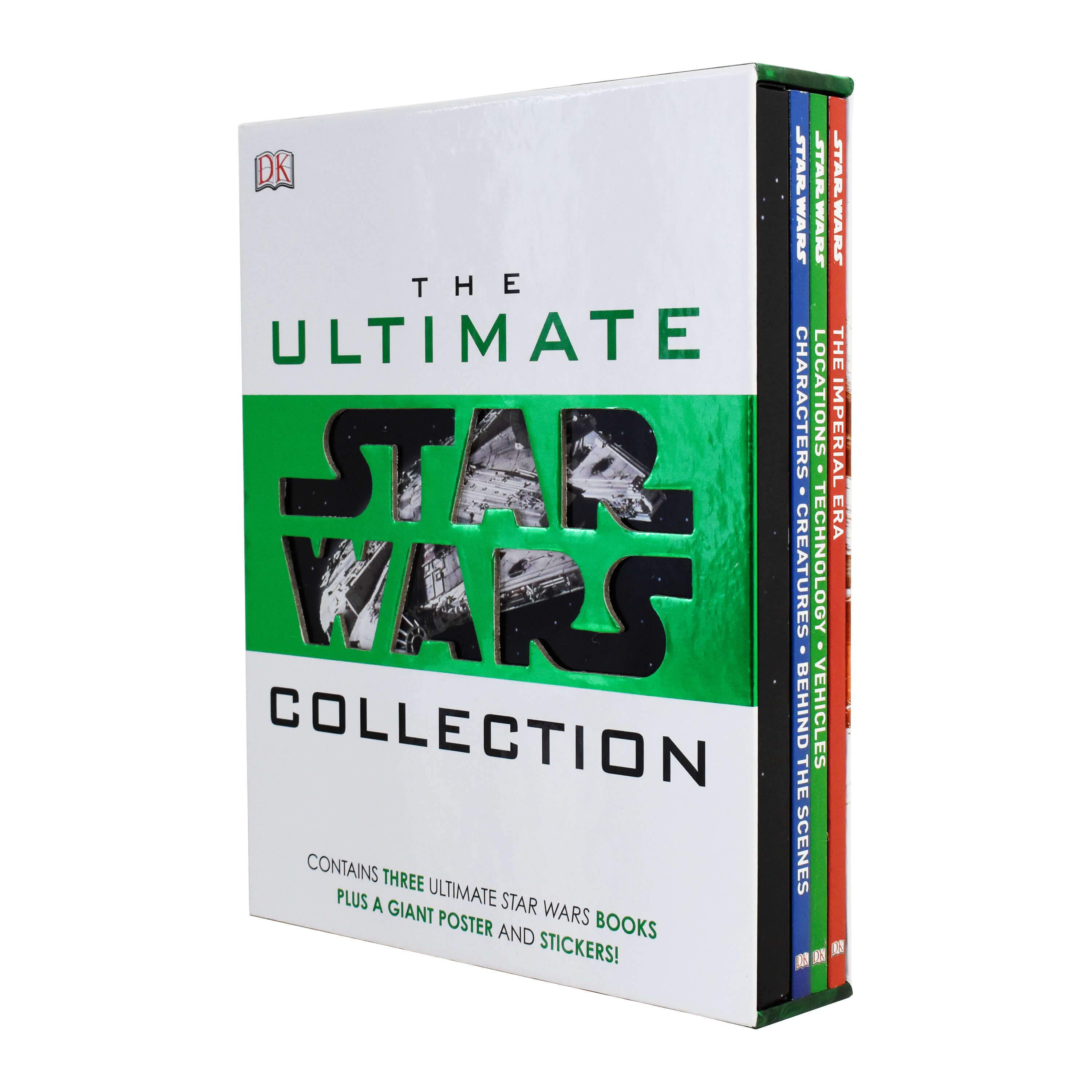The Ultimate Star Wars Collection 3 Books Set with Poster and stickers - Age 7-9 - Hardback