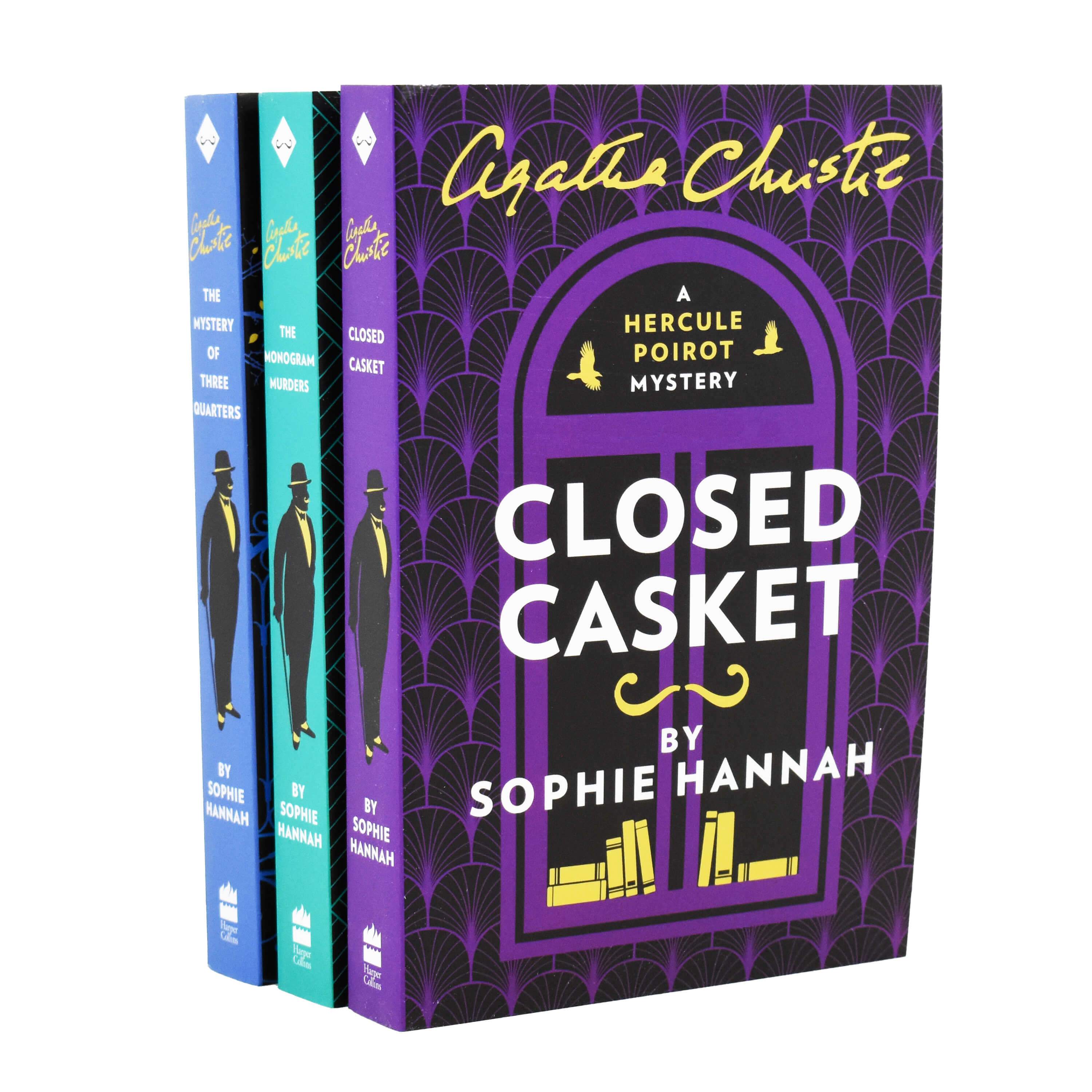 The New Hercule Poirot Mysteries 3 Books Collection Set by Sophie Hannah - Fiction - Paperback