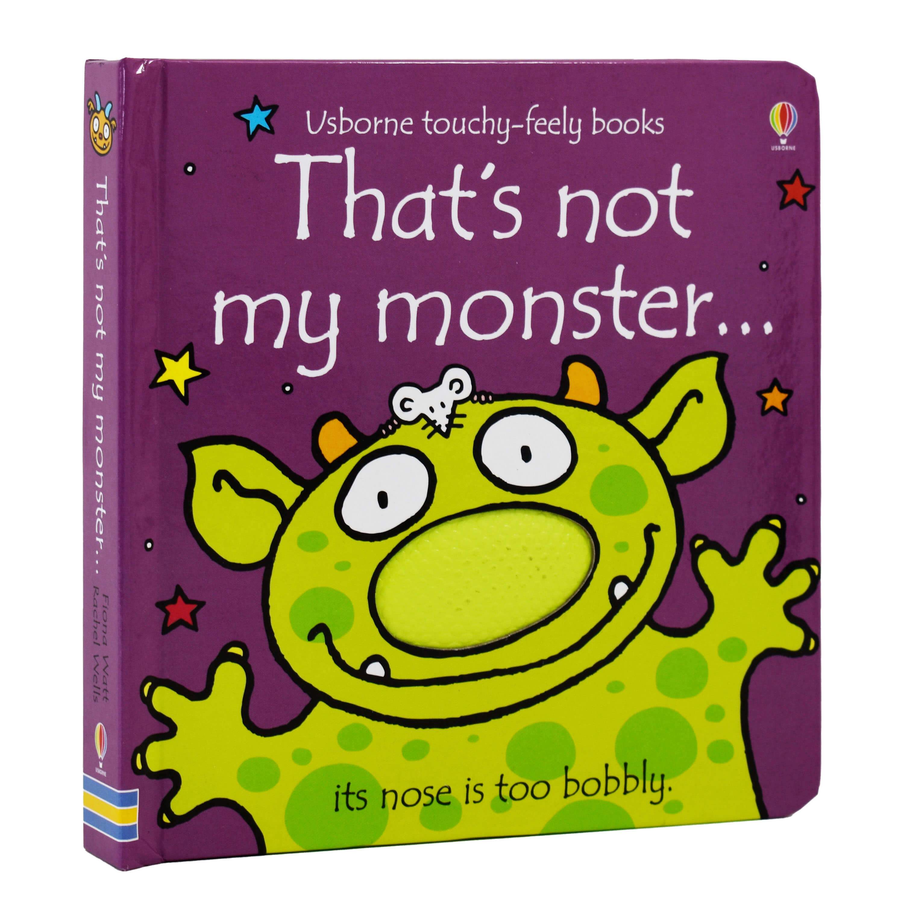 That's not my monster... by Fiona Watt & Rachel Wells - Ages 0-5 - Board Book