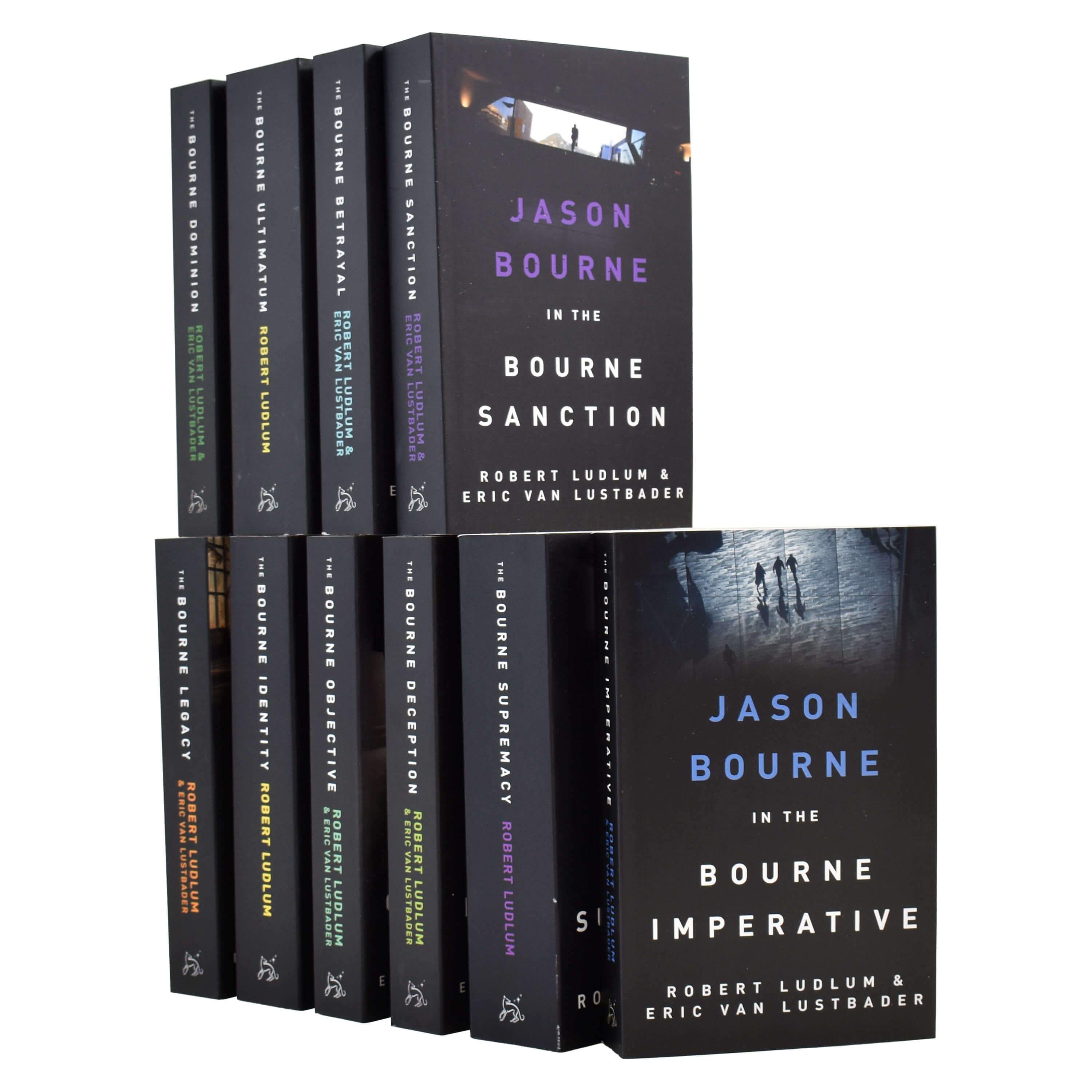 Jason Bourne Series 10 Books Collection Set By Robert Ludlum & Eric Van Lustbader - Fiction - Paperback