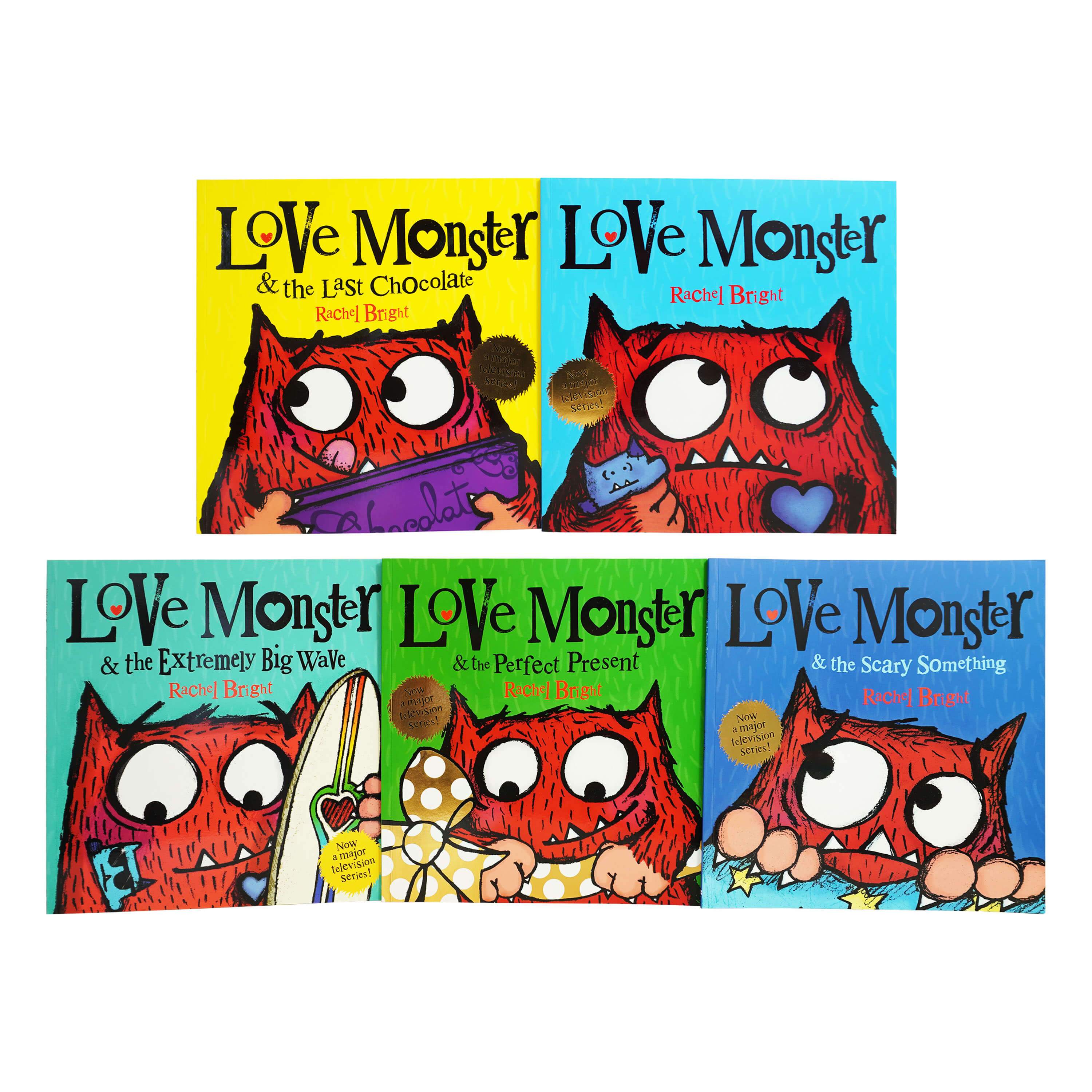 Love Monster Series By Rachel Bright 5 Books Collection Set - Ages 3+ - Paperback