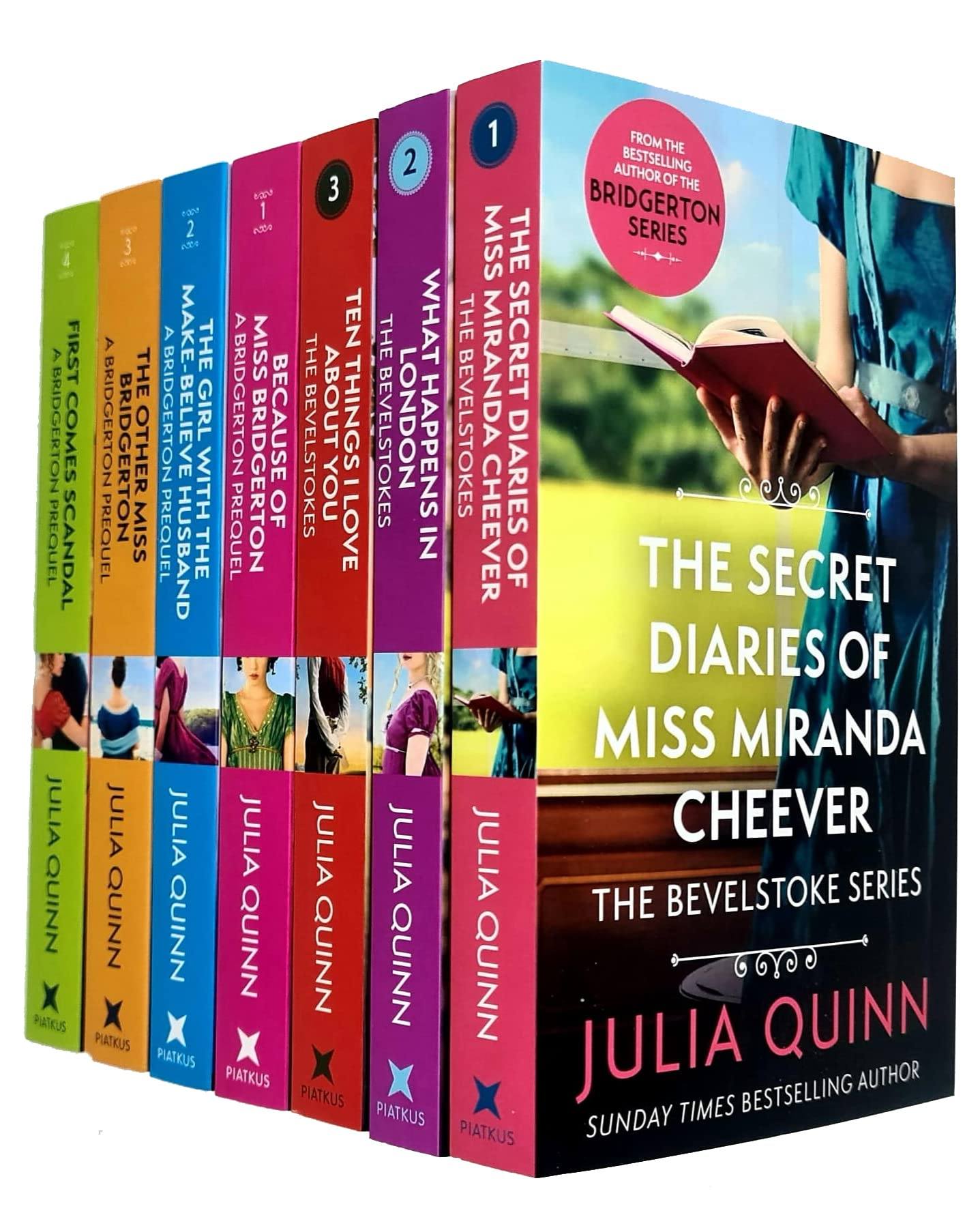 Bevelstoke & Bridgerton Prequel Series by Julia Quinn 7 Books Collection Set - Fiction - Paperback