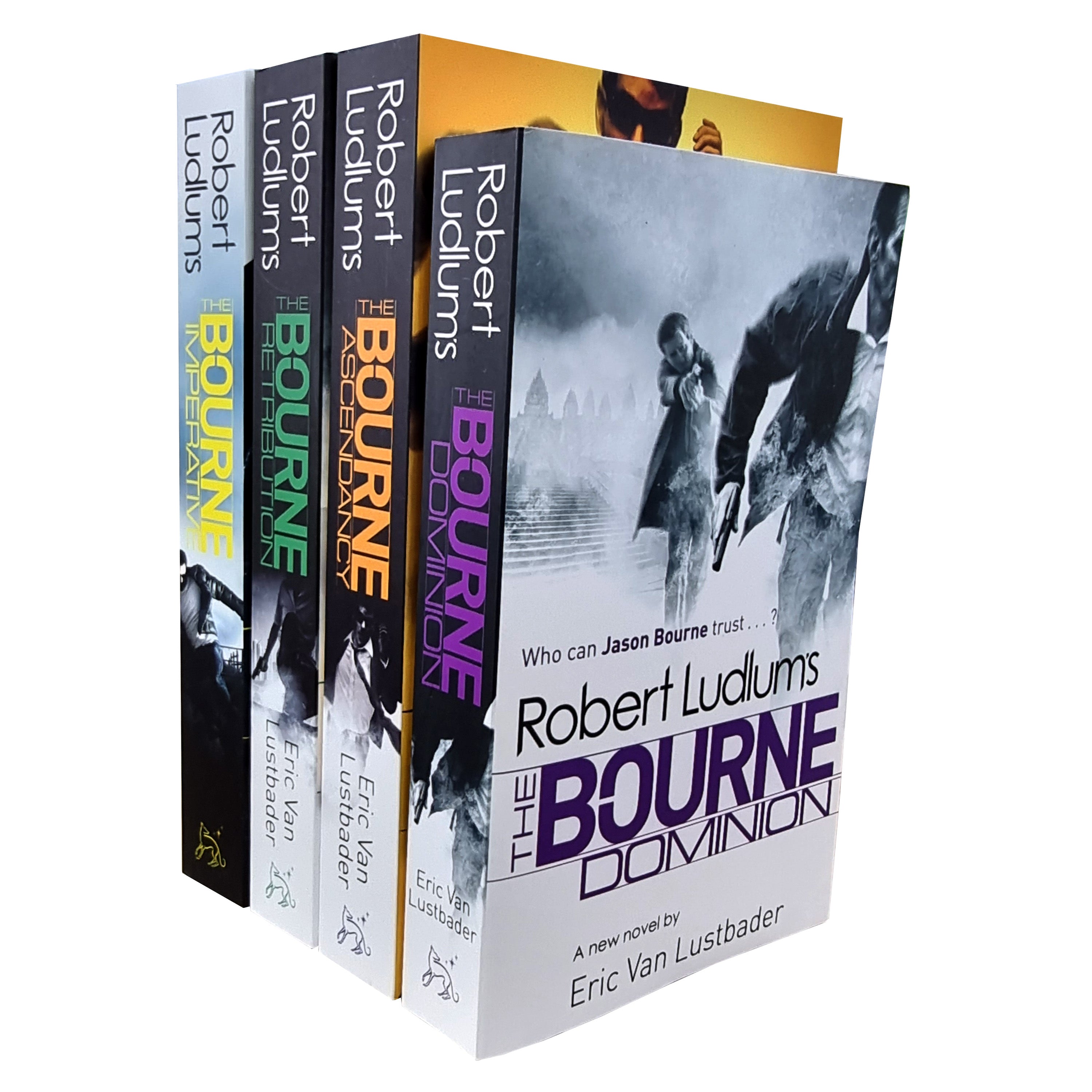 Robert Ludlum's Bourne Series 4 Books Collection Set by Erik Van Lustbader - Adult - Paperback