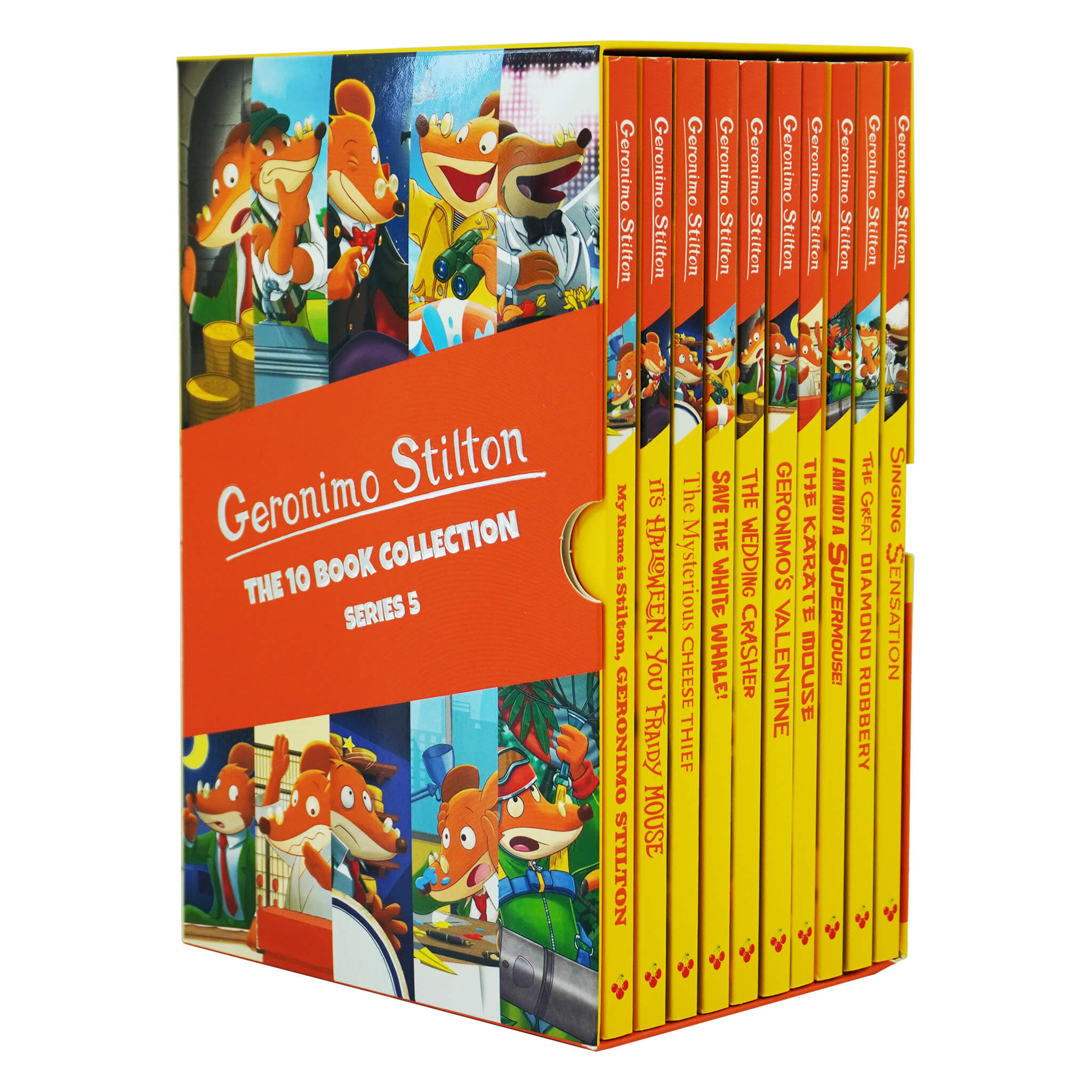 Geronimo Stilton The 10 Book Collection (Series 5) Box Set - Ages 5-7 - Paperback