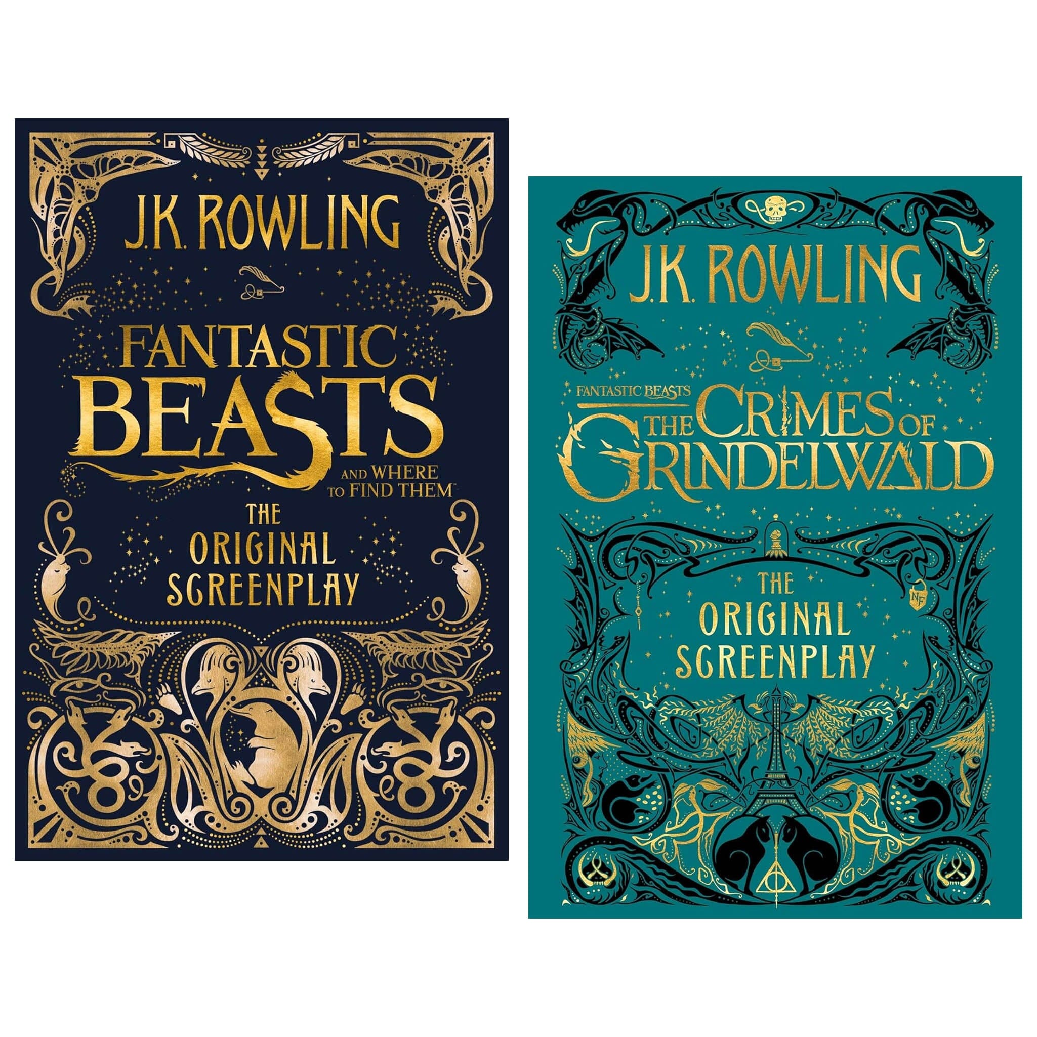 Fantastic Beasts: The Original Screenplay Series 2 Books Collection Set by J.K. Rowling - Age 12-15 - Paperback