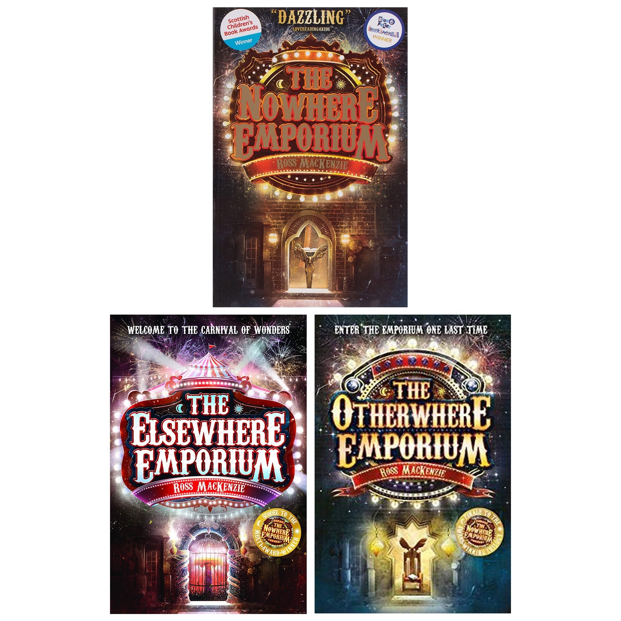 The Nowhere Emporium by Ross MacKenzie 3 Books Collection Set - Age 8-12 - Paperback