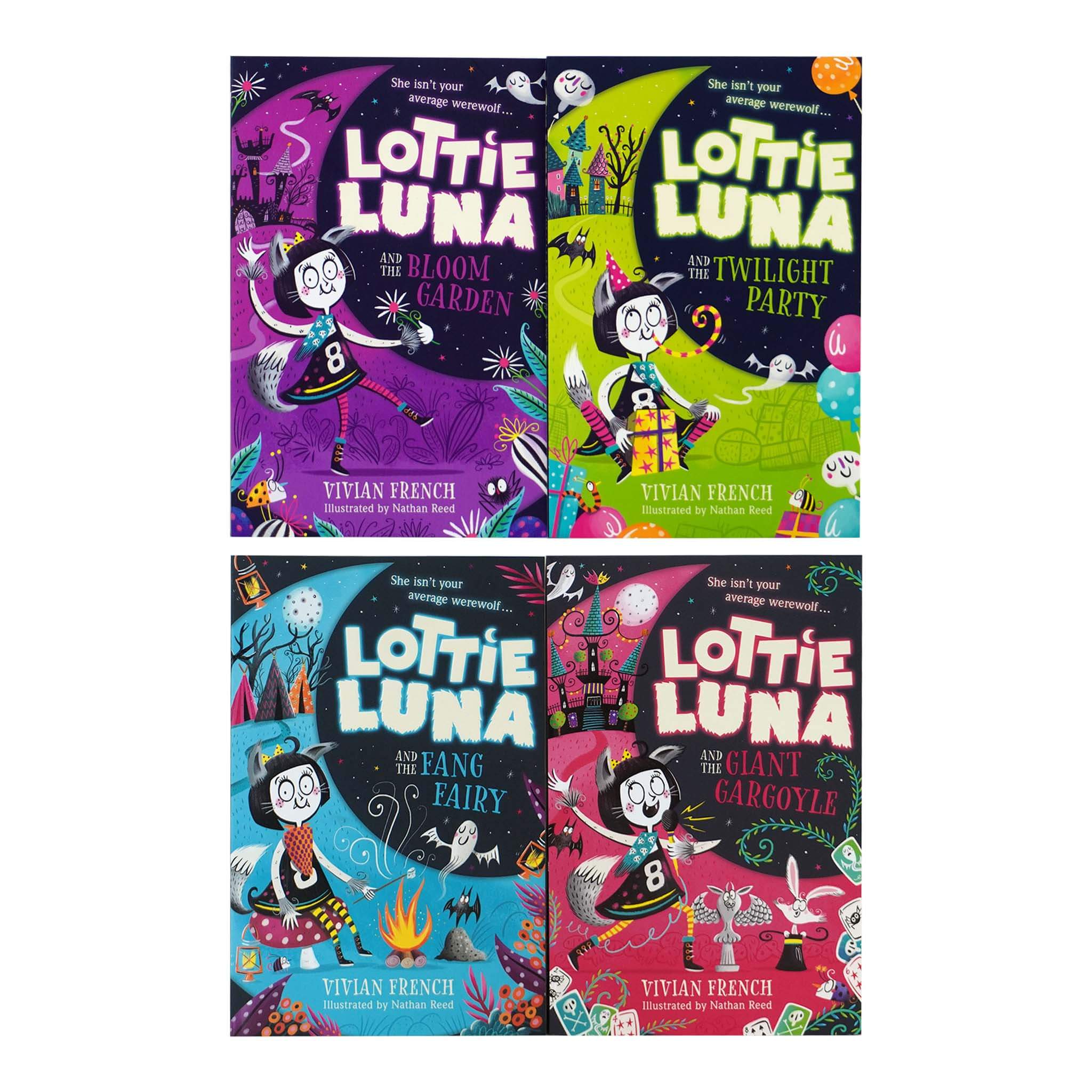 Lottie Luna by Vivian French Books 1-4 Collection Set - Ages 7+ - Paperback