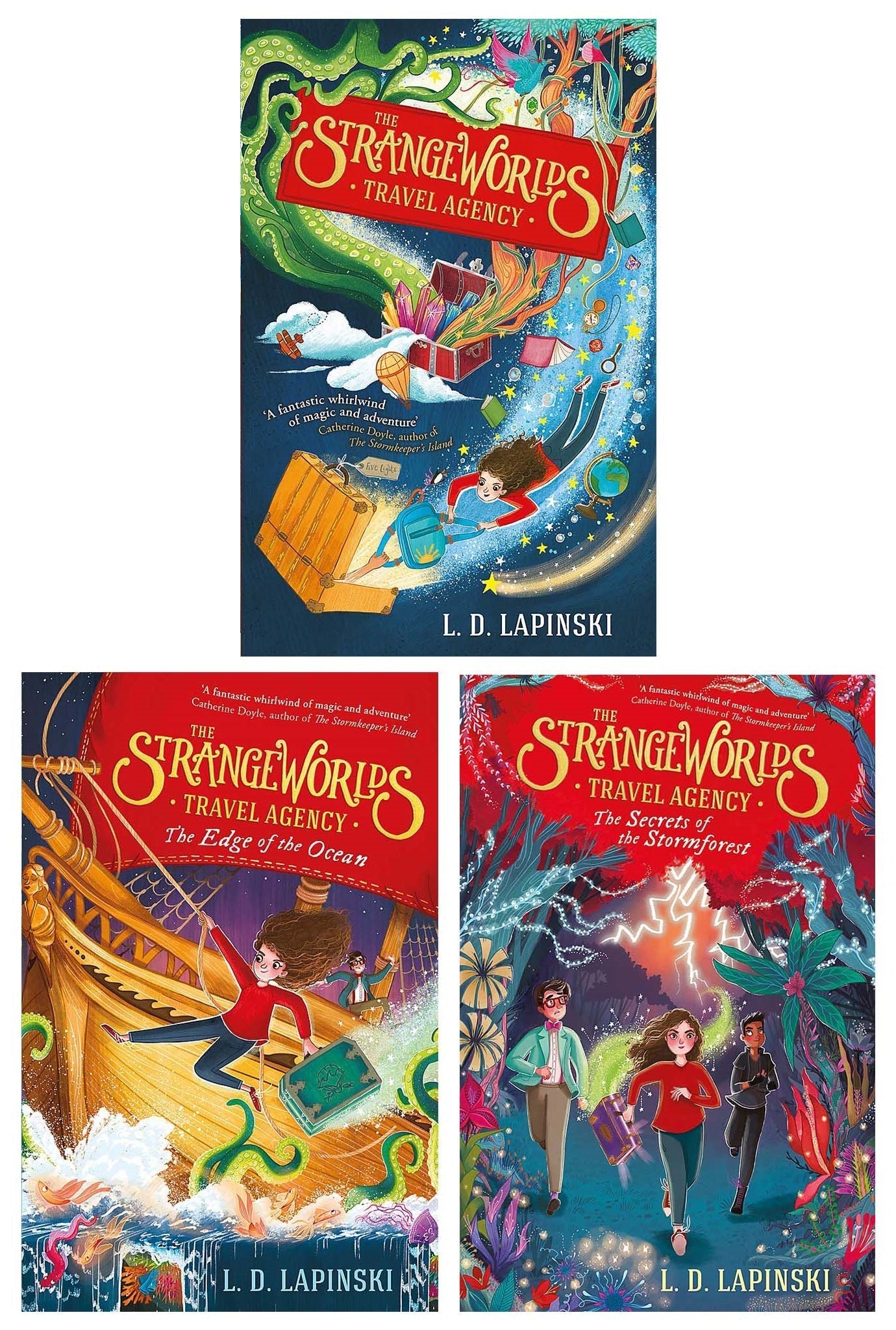 Strangeworlds Travel Agency Collection 3 Books Set By L.D. Lapinski - Ages 8-12 - Paperback