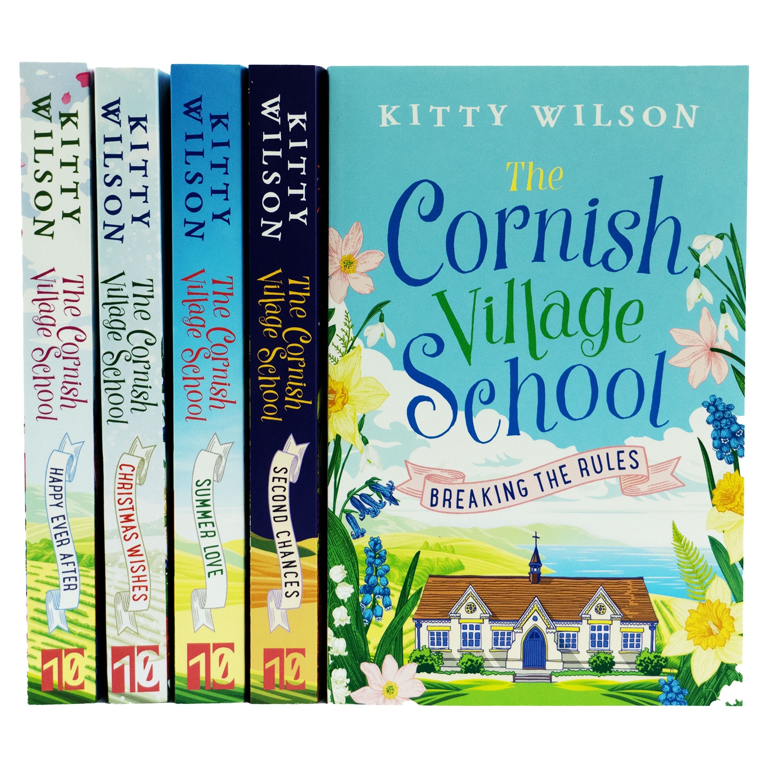 The Cornish Village School Series by Kitty Wilson 5 Books Collection Set - Fiction - Paperback