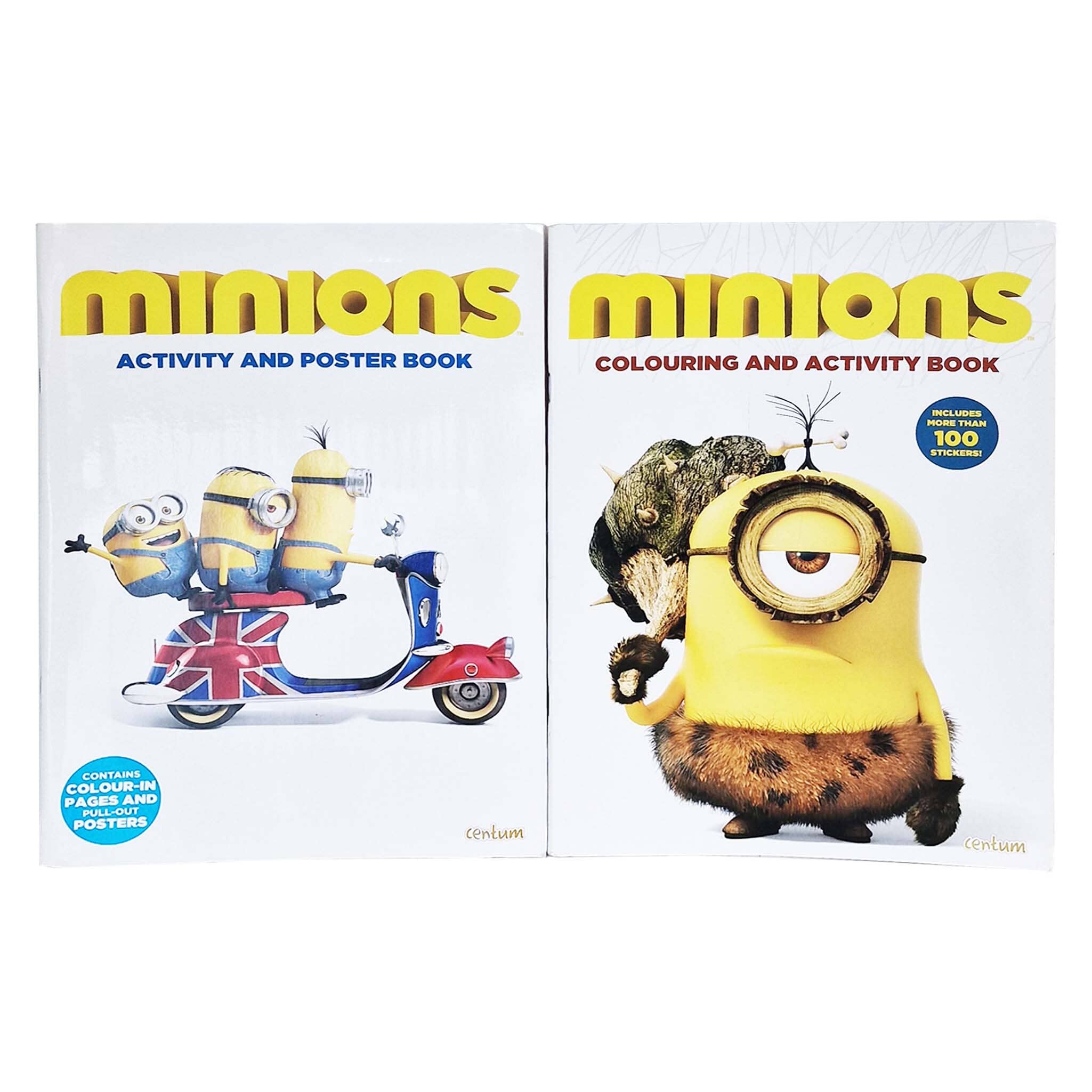 Minions: Colouring, Activity and Poster Book Collection 2 Books Set - Ages 3+ - Paperback