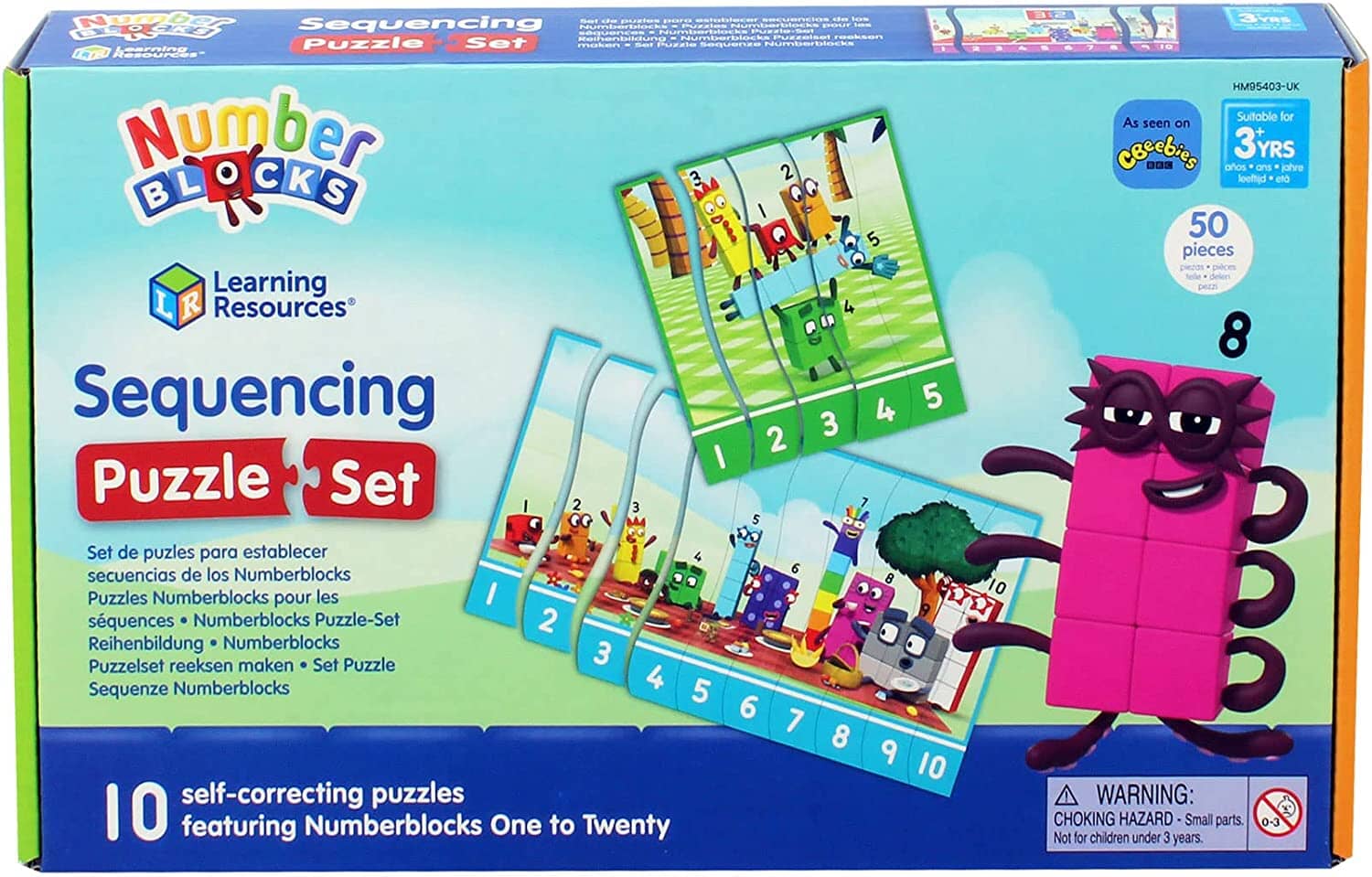 Numberblocks Sequencing Puzzle by Learning Resources - Ages 3 Years+