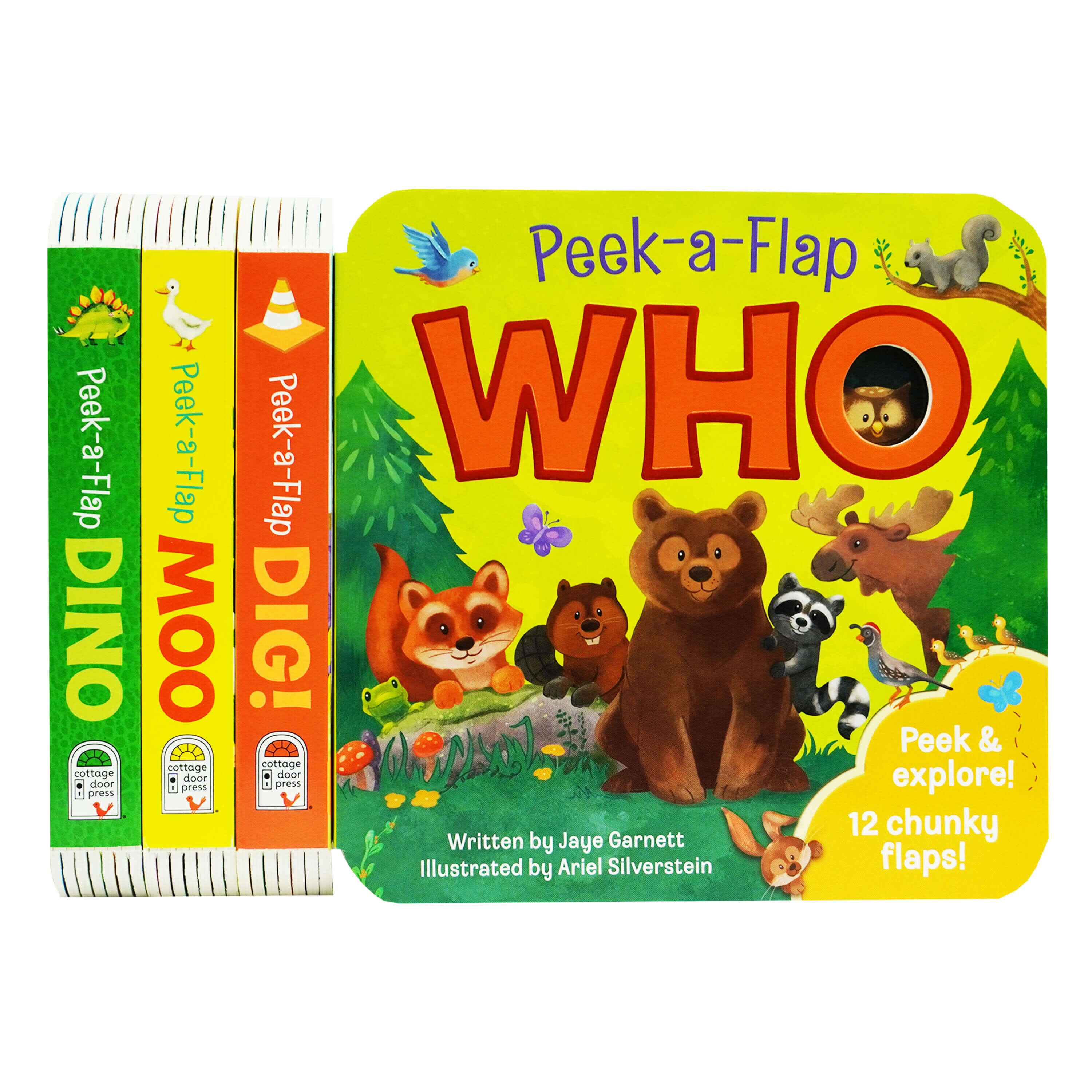 Peek a Boo Dig! Fun Children's Interactive Lift a Flap by Jaye Garnett 4 Books Collection Set - Ages 2+ years - Board Book