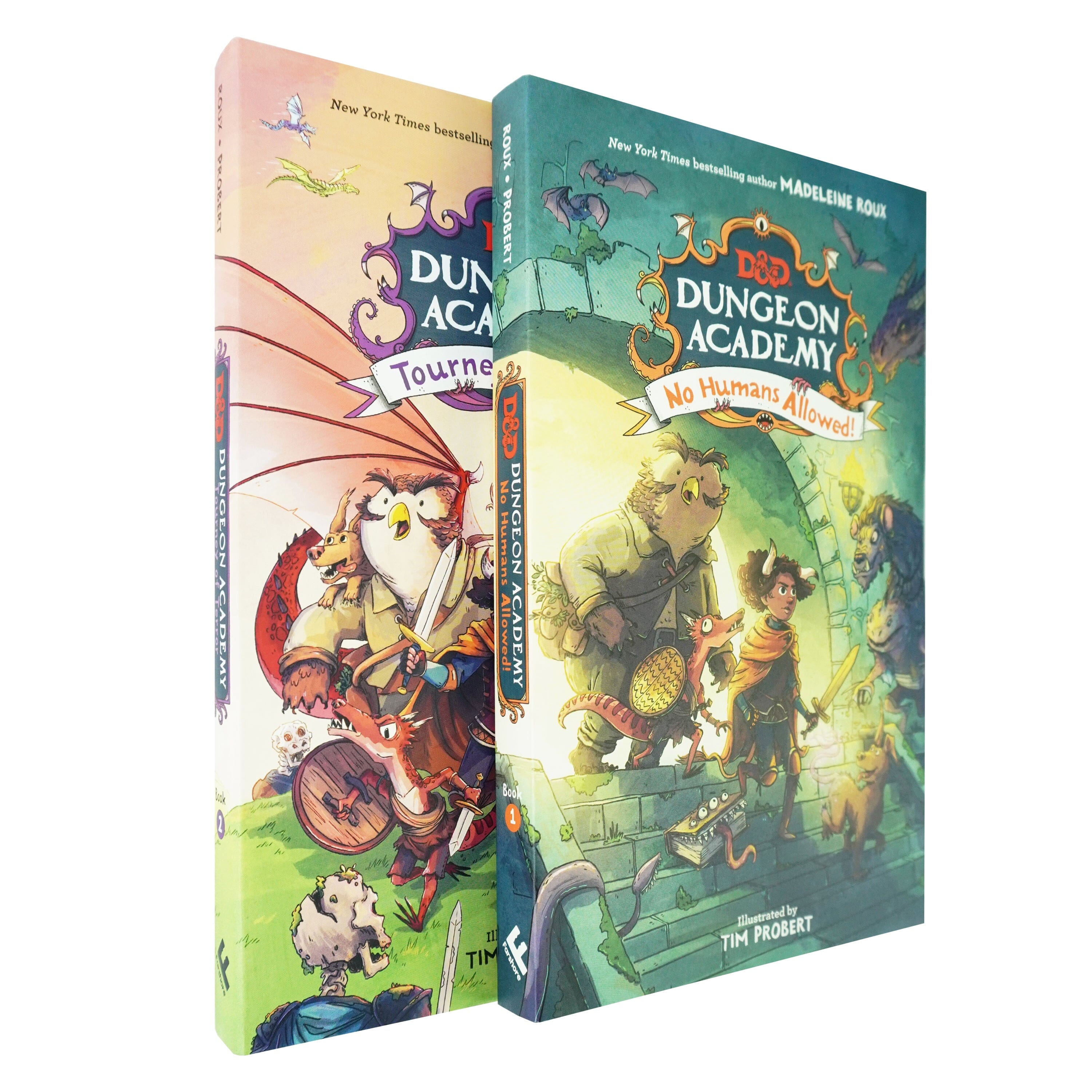 Dungeons & Dragons: Dungeon Academy Series by Madeleine Roux 2 Books Collection Set - Ages 7-11 - Paperback