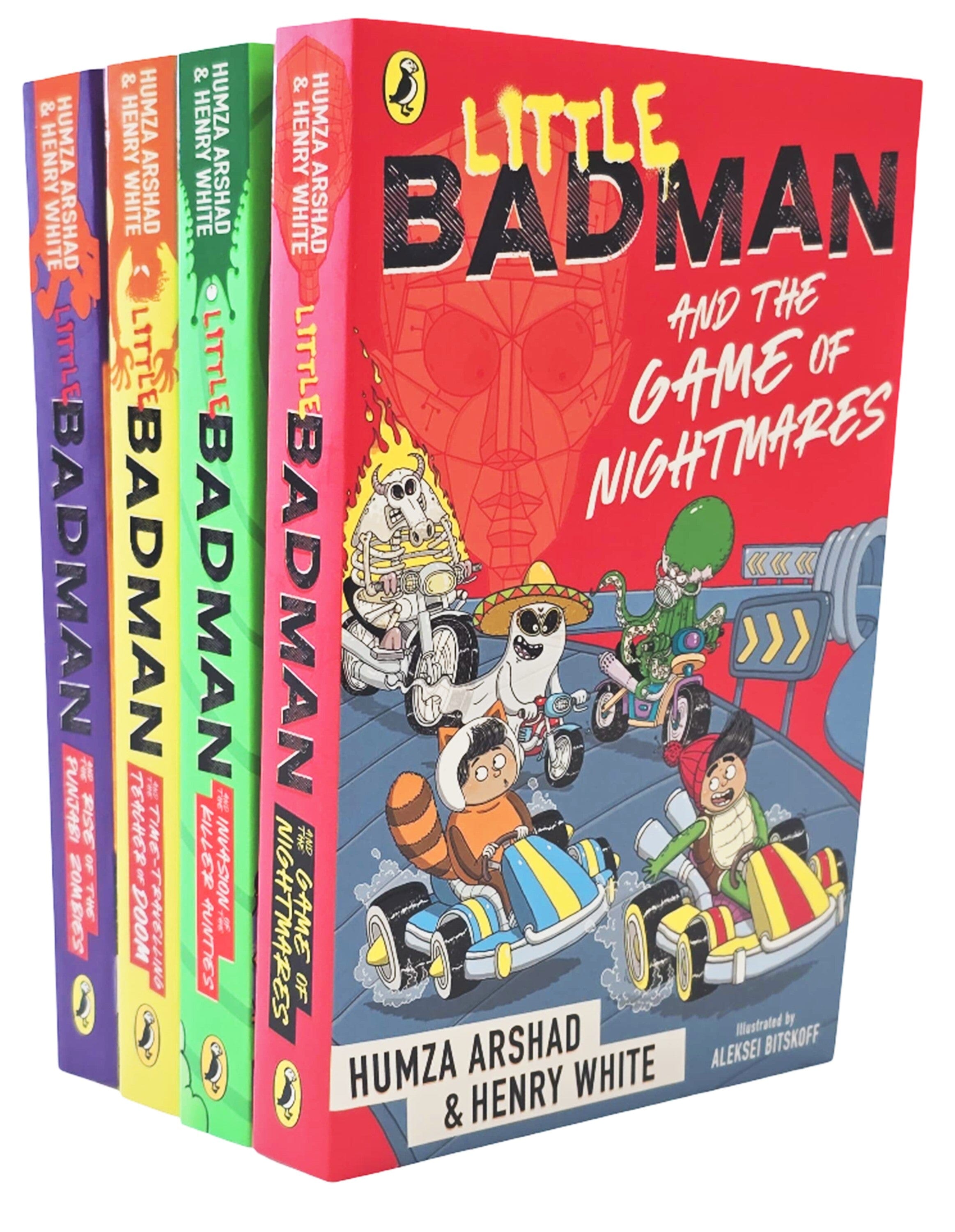 Little Badman Collection By Humza Arshad & Henry White Illustrated 4 Books Set - Ages 7-12 - Paperback