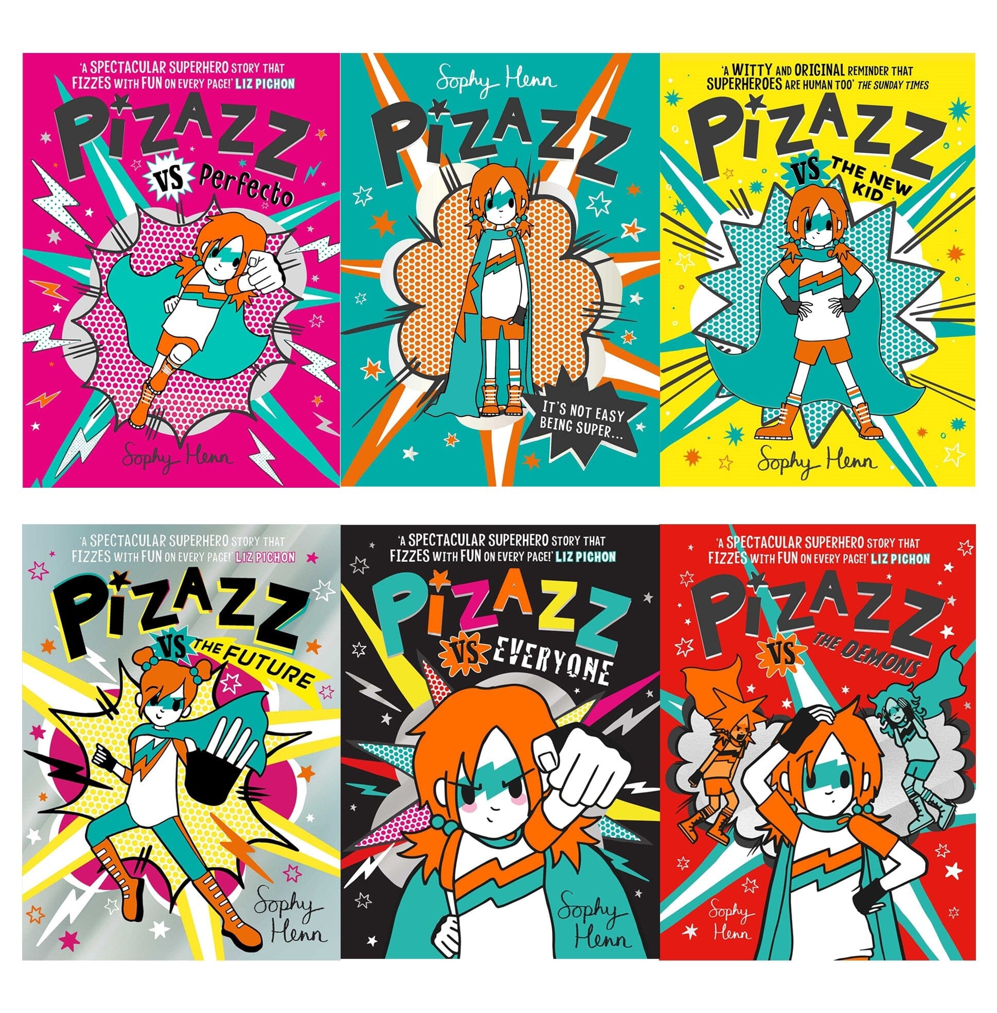Pizazz by Sophy Henn 6 Books Collection Set - Ages 7-9 - Paperback