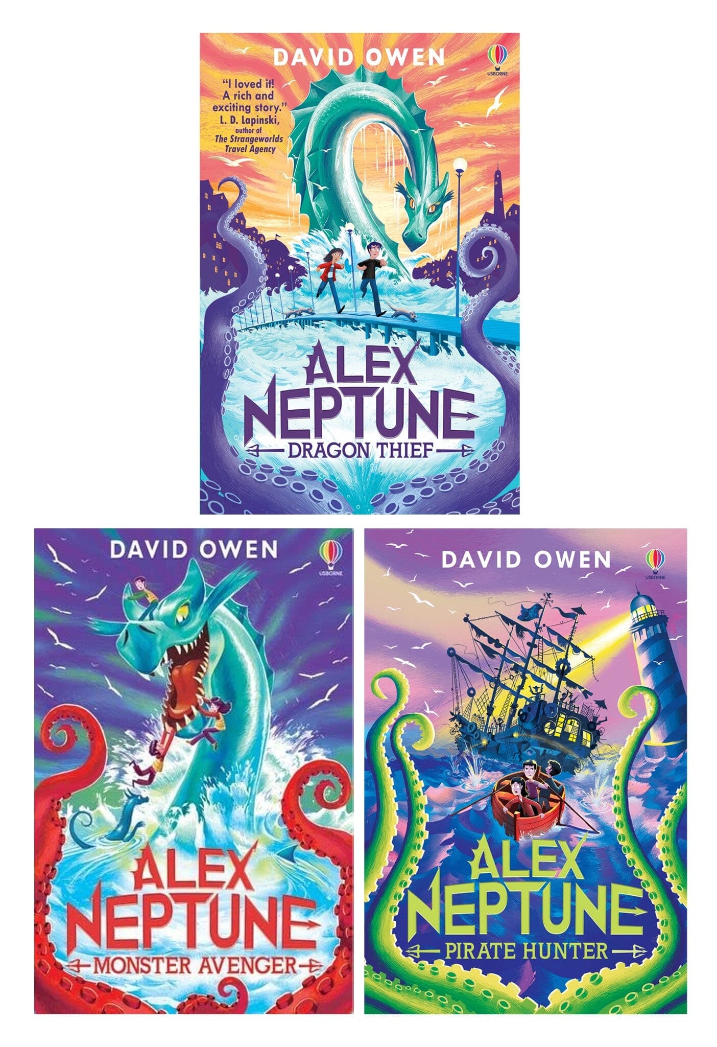 Alex Neptune Series By David Owen 3 Books Collection Set - Ages 9-12 - Paperback