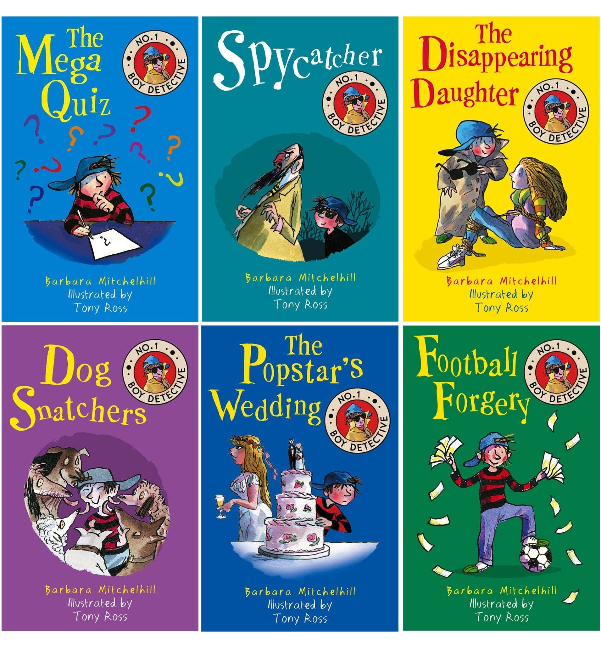 No. 1 Boy Detective Series By Barbara Mitchelhill 6 Books Collection - Ages 5-8 - Paperback