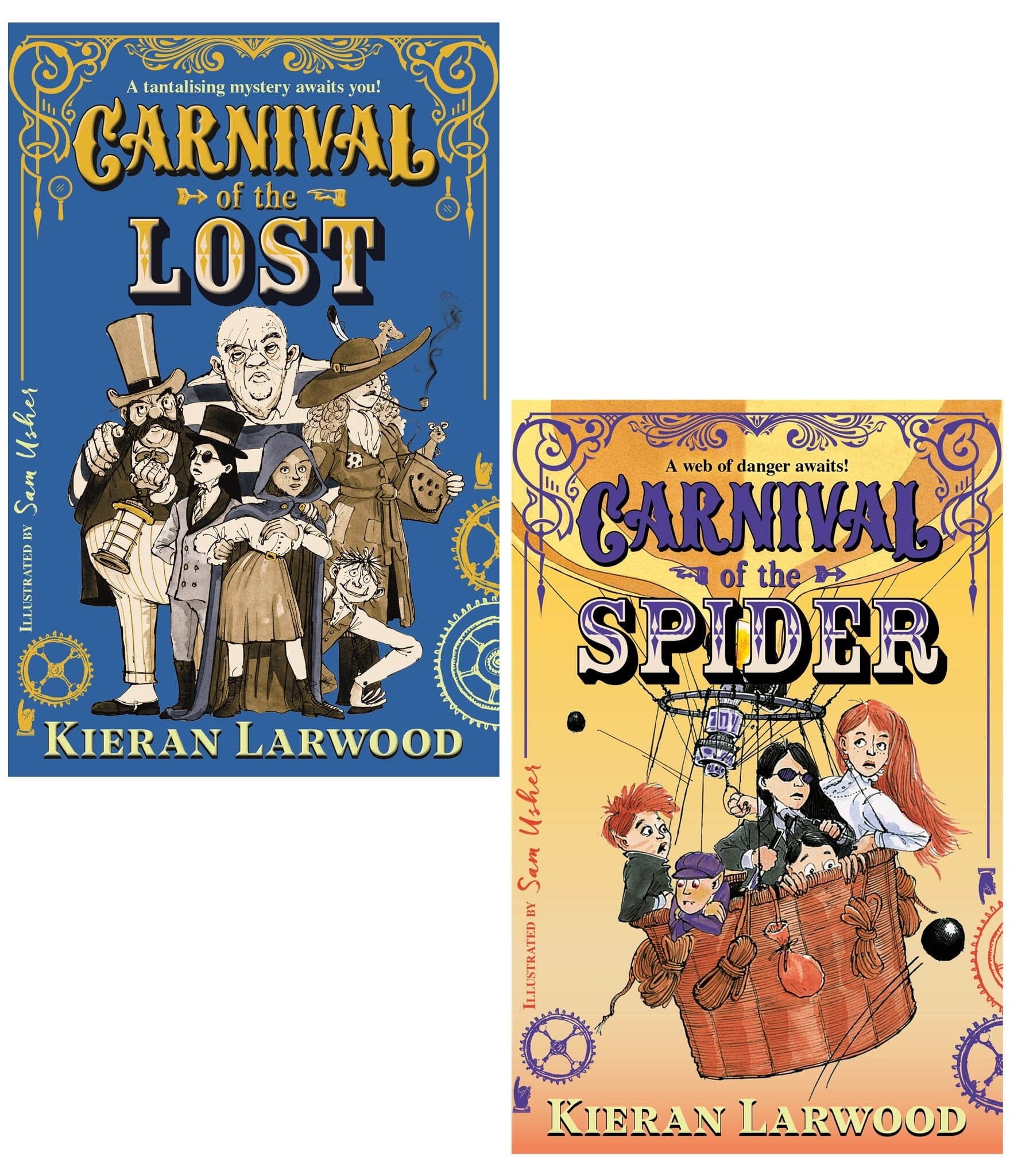 Carnival of the Lost Series By Kieran Larwood 2 Books Collection Set - Ages 9-12 - Paperback