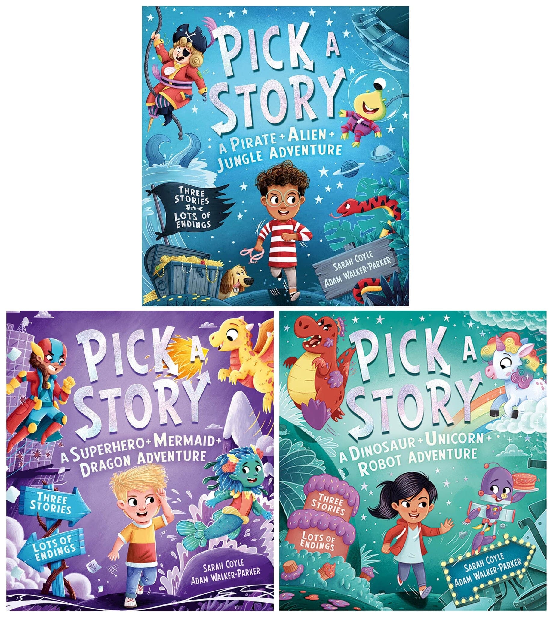 Pick a Story Series By Sarah Coyle 3 Books Collection Set - Ages 3-6 - Paperback