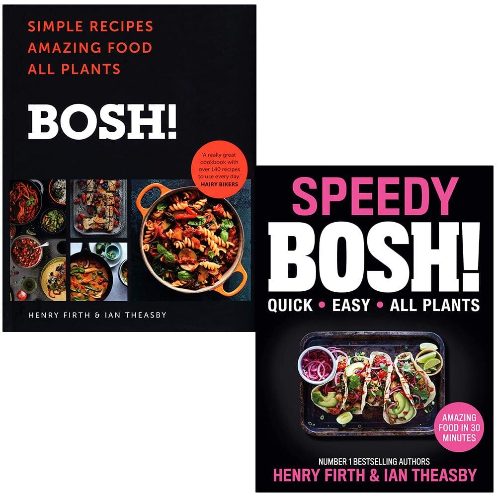 BOSH Simple recipes & Speedy BOSH! By Henry Firth & Ian Theasby 2 Books Collection Set - Hardback