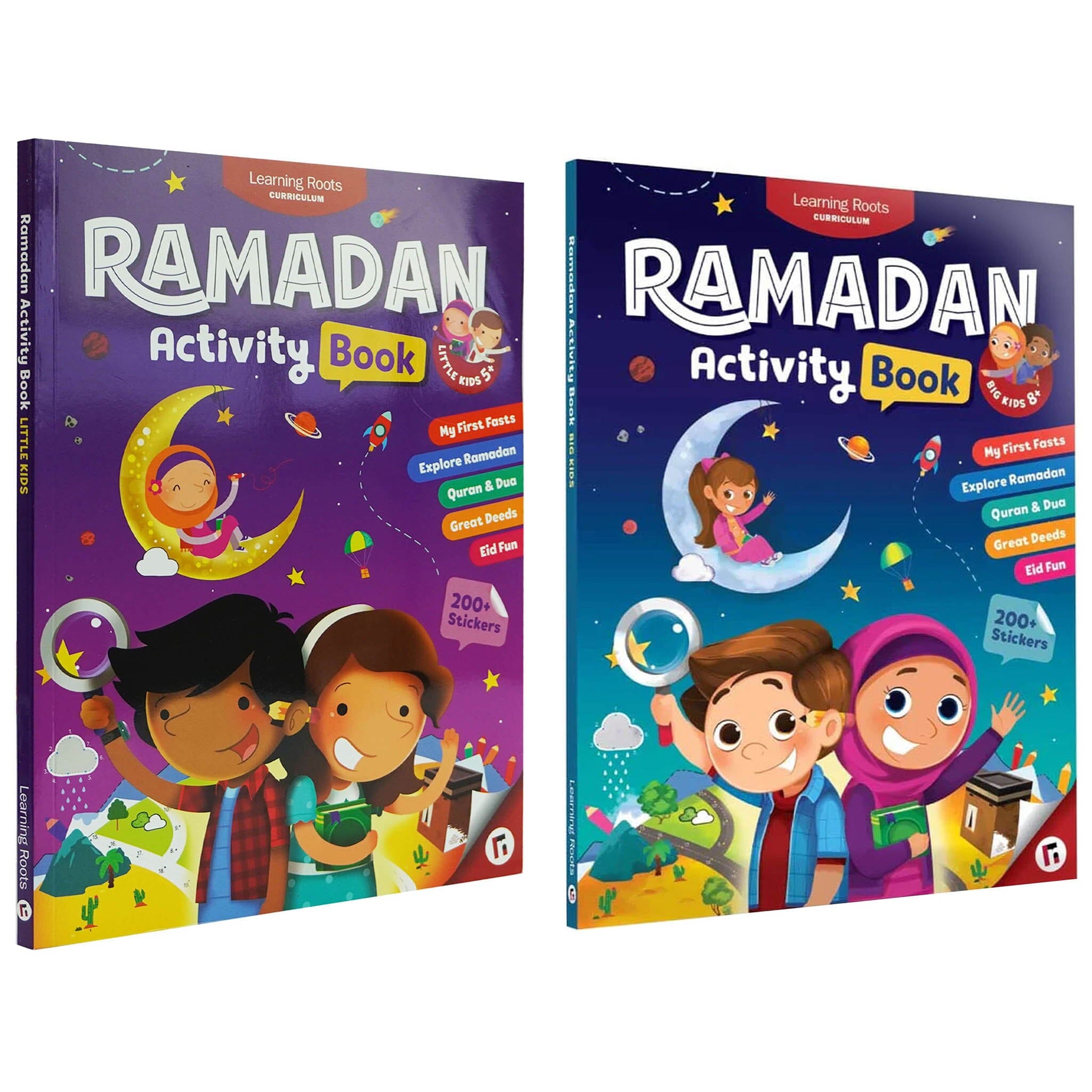 Ramadan Activity Book for Little Kids & Big Kids by Zaheer Khatri 2 Books Collection Set - Ages 5-10 - Paperback
