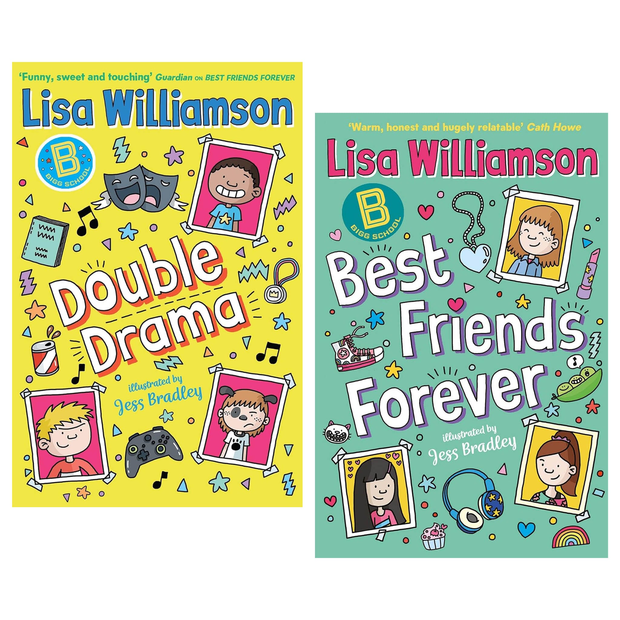 Bigg School Series By Lisa Williamson 2 Books Collection Set - Ages 9-12 - Paperback