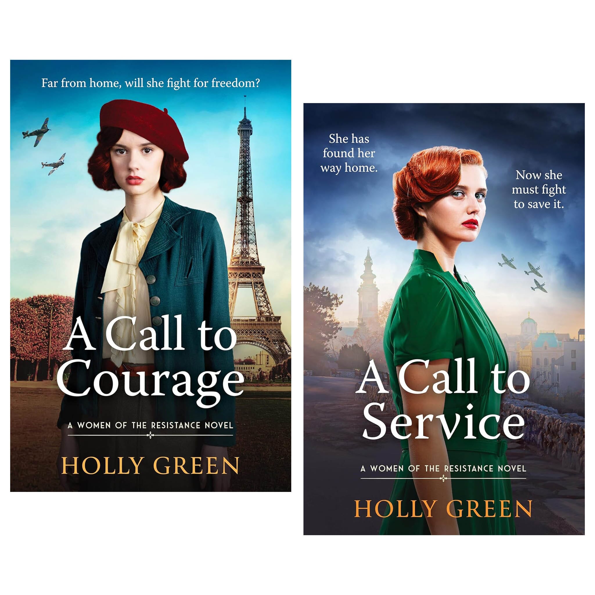 Women of the Resistance Series By Holly Green 2 Books Collection Set - Fiction - Paperback