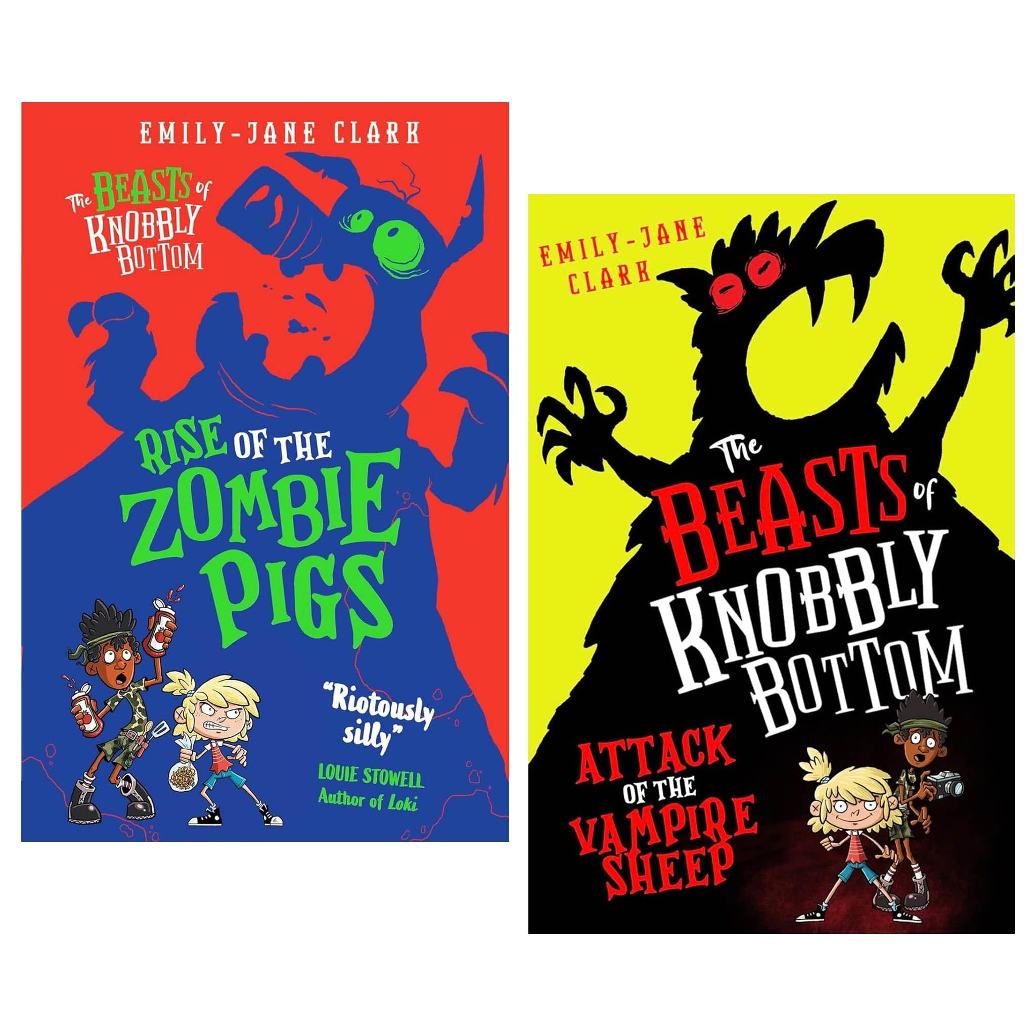 The Beasts of Knobbly Bottom Series by Emily-Jane Clark 2 Books Collection Set - Ages 8-12 - Paperback