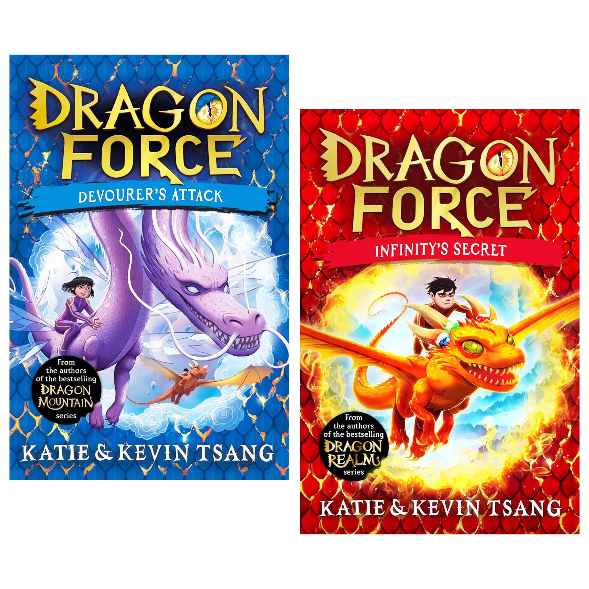 Dragon Force Series by Katie Tsang and Kevin Tsang 2 Books Collection Set - Ages 8+ - Paperback