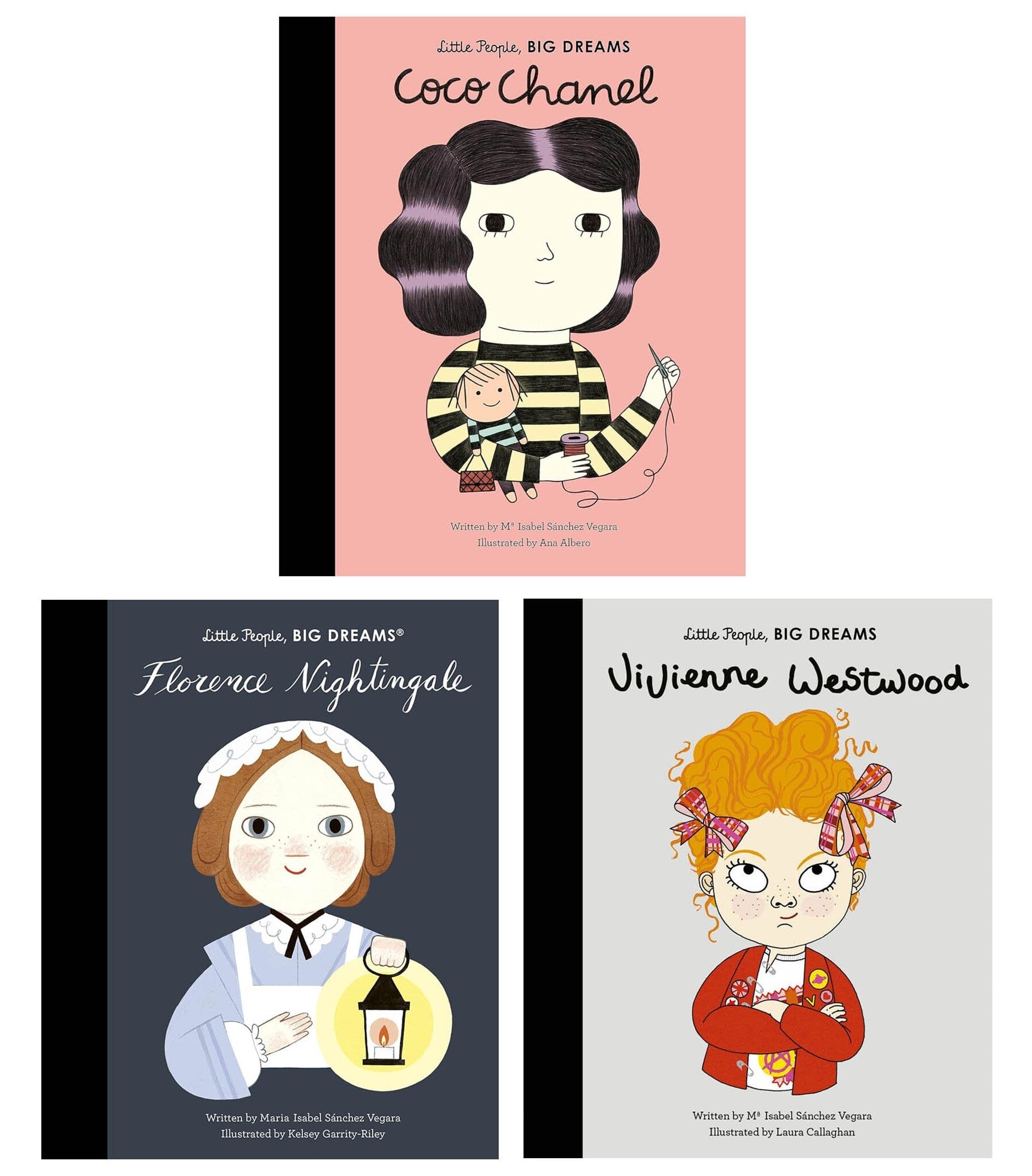 Little People, BIG DREAMS Series 3 Picture Books Collection Set - Ages 4-7 - Hardback